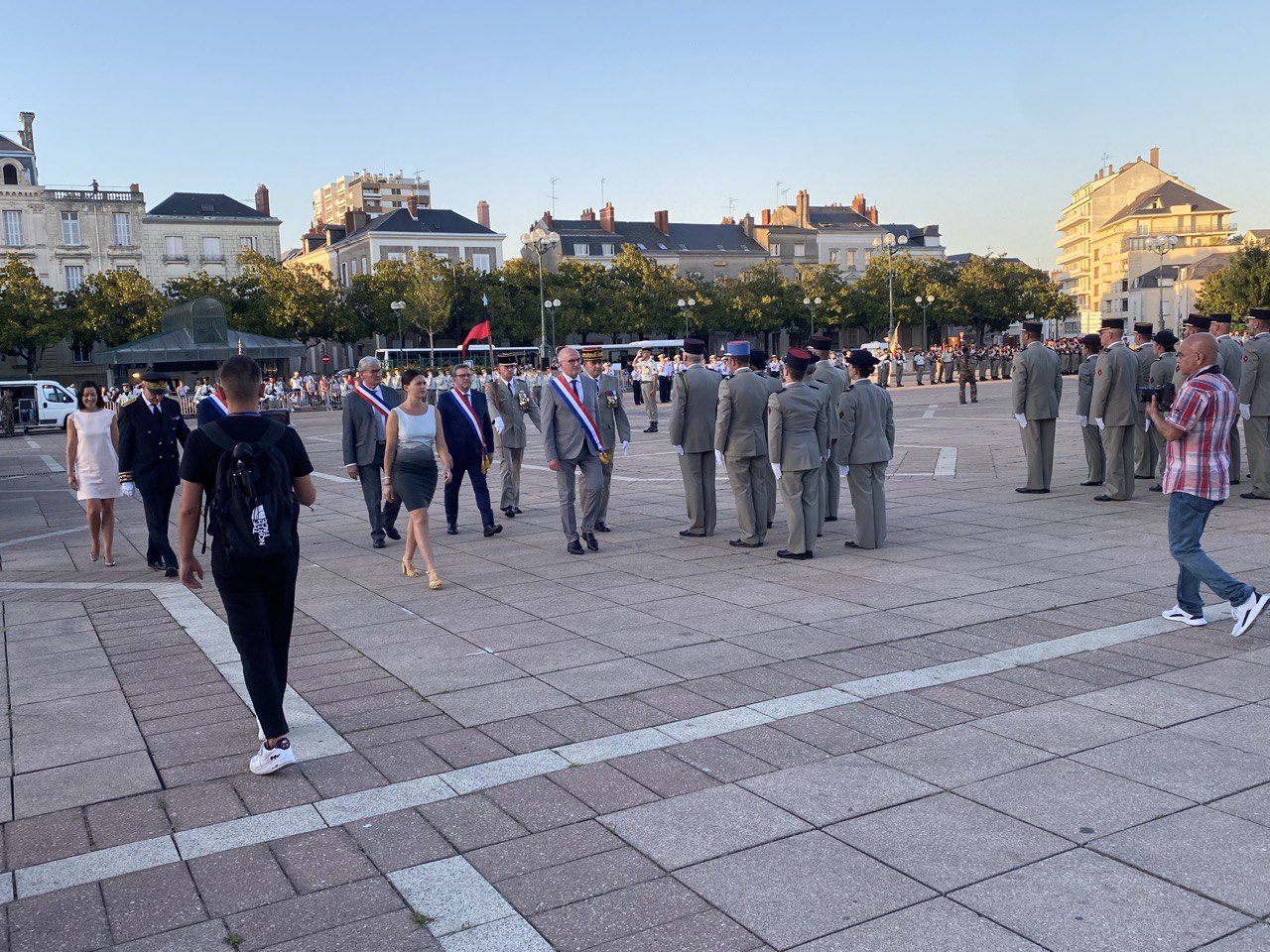 Cérémonie du 14 juillet à Angers