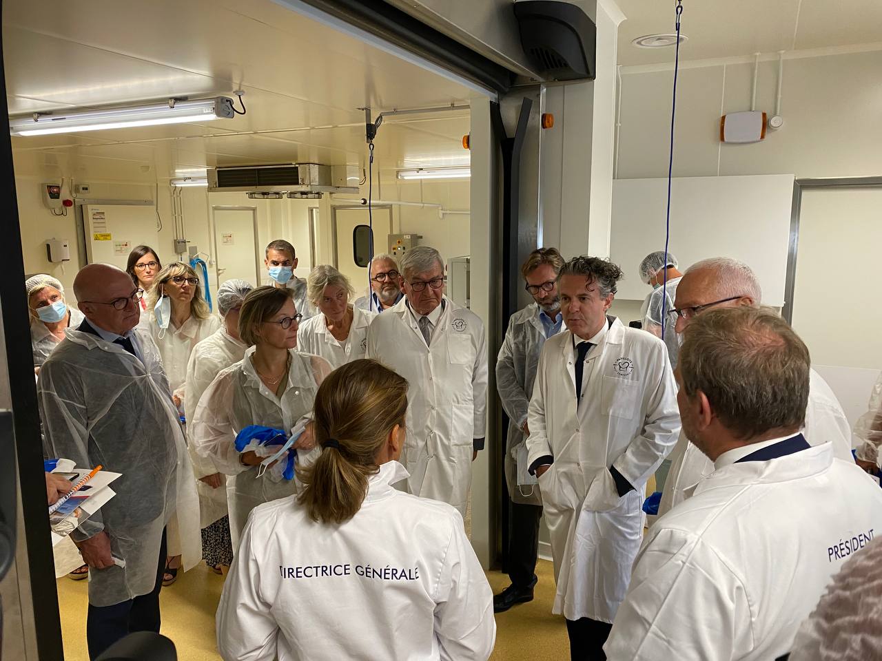 Inauguration de la nouvelle cuisine centrale pour les écoles d’Angers Loire Métropole à Angers.
