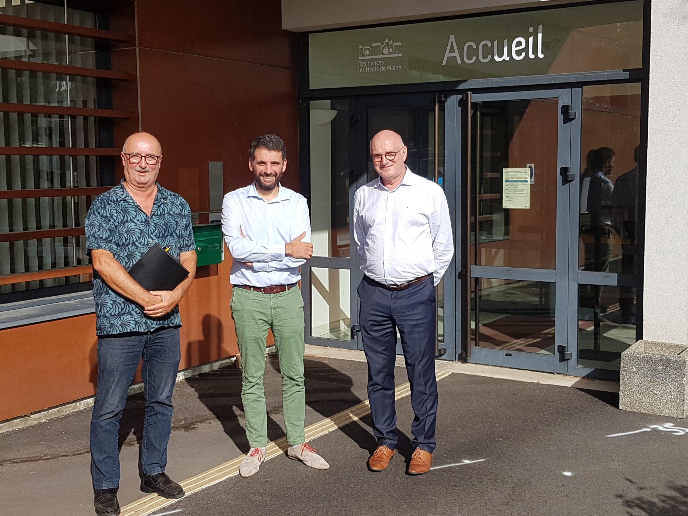 Rencontre avec le directeur de l’EHPAD Les  Hauts de Maine d’Écouflant et Feneu.