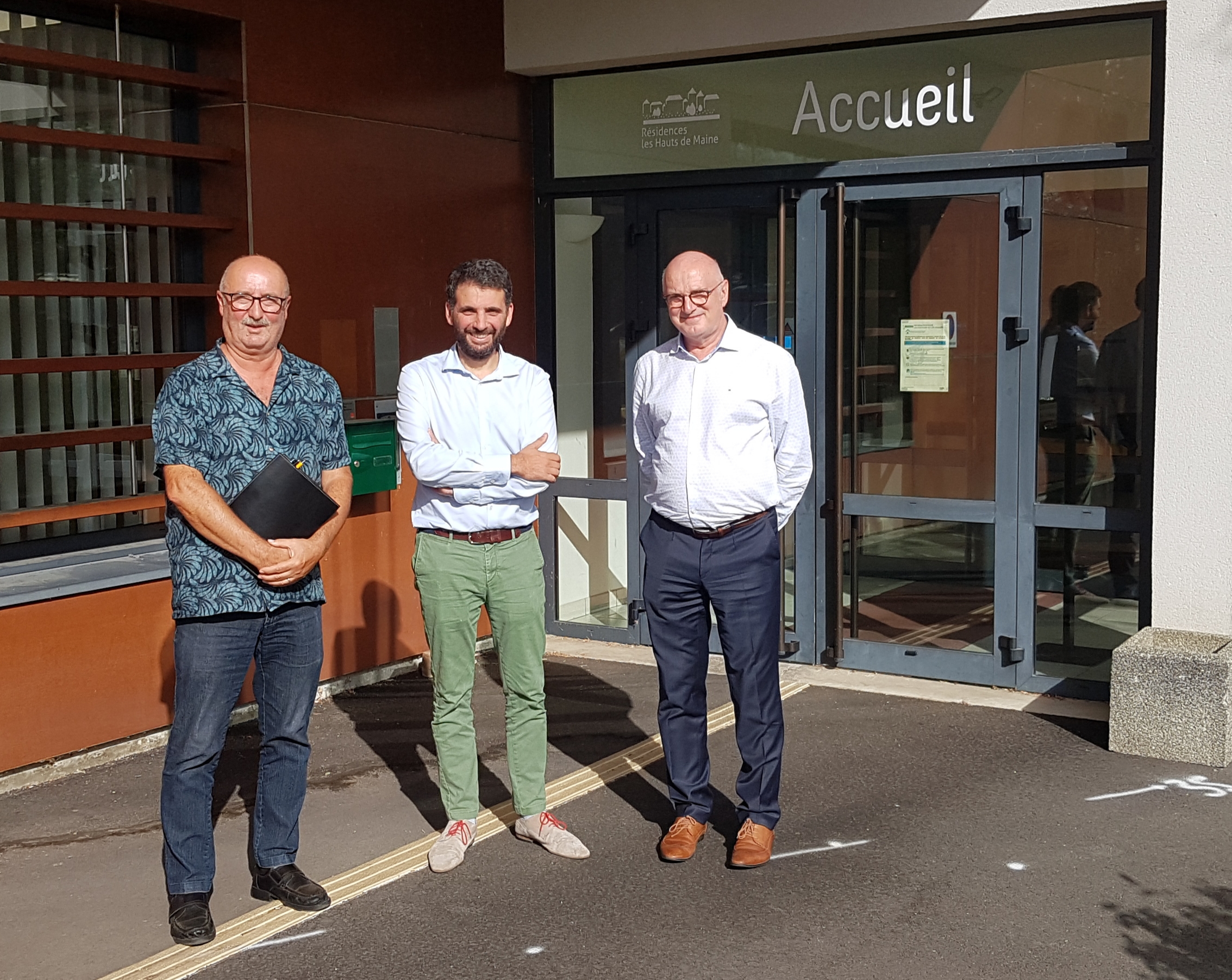 Rencontre avec le directeur de l’EHPAD Les  Hauts de Maine d’Écouflant et Feneu.