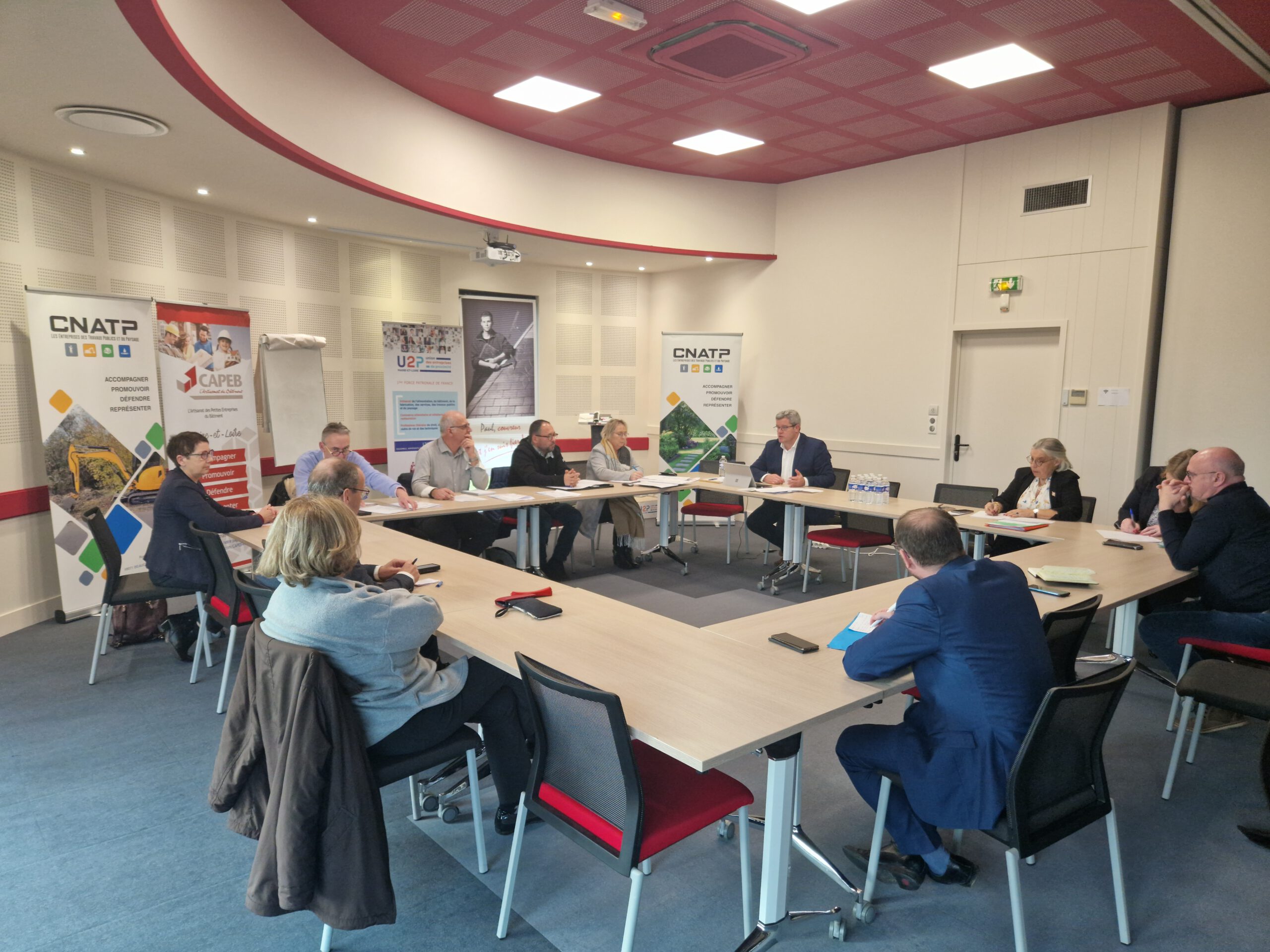 Rencontre avec les acteurs économiques : Union des entreprises de proximité, et Fédération Française du Bâtiment.