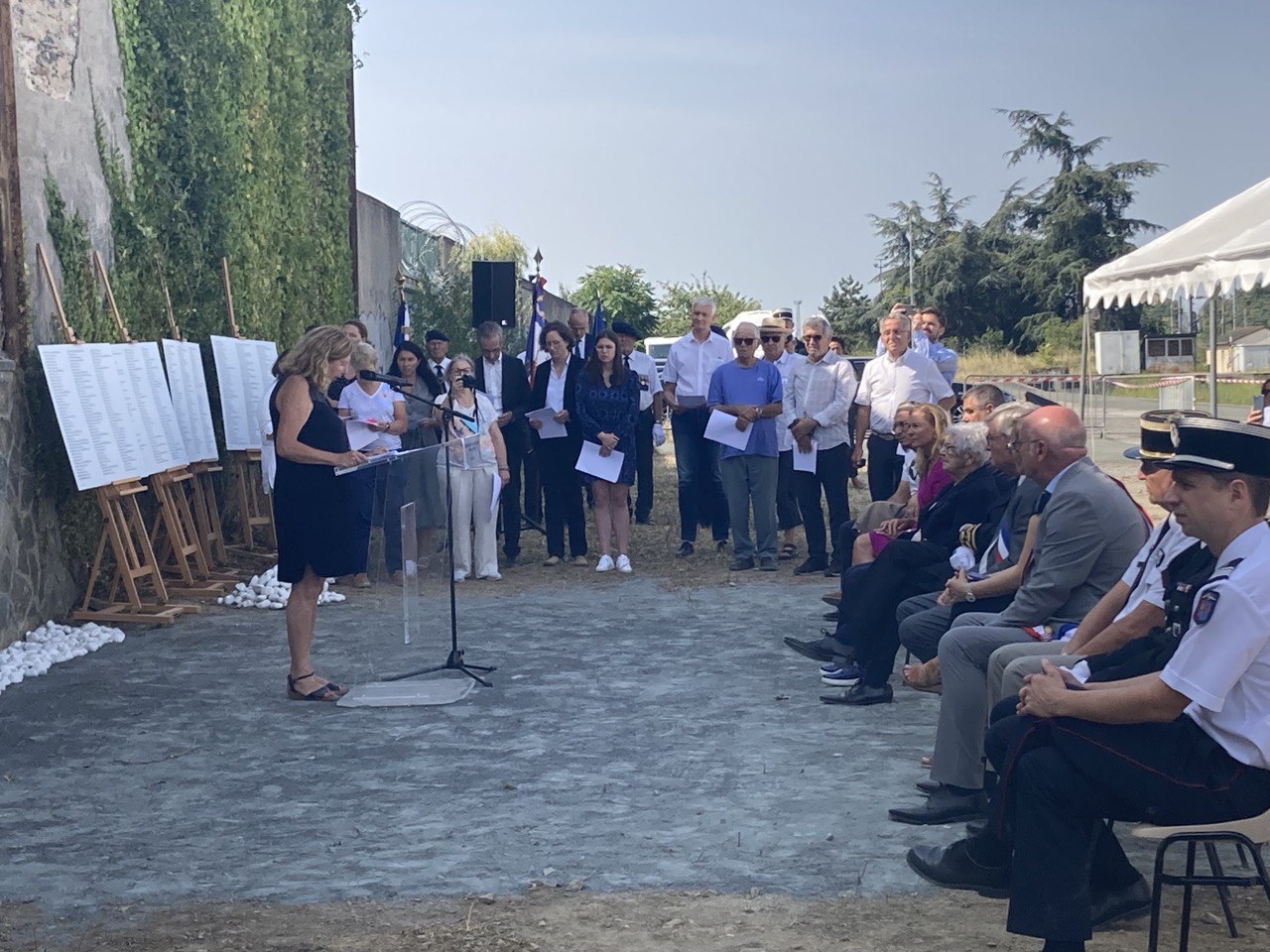 Cérémonie à la Mémoire aux Victimes des Crimes Racistes et Antisémites et Hommage aux Justes de France