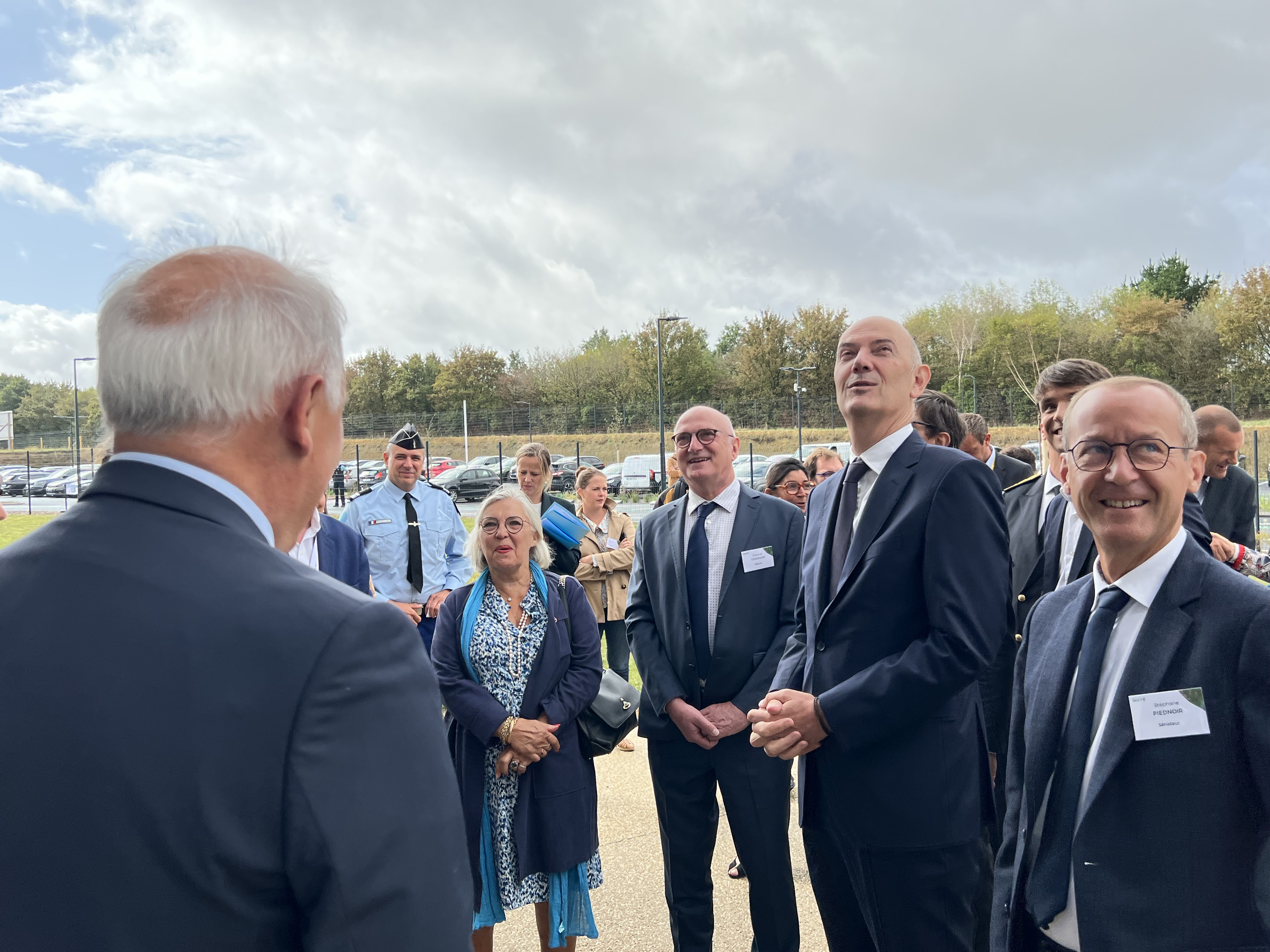 Inauguration de l’usine Symbiose du groupe Lacroix Electronics à Beaupréau-en-Mauges.