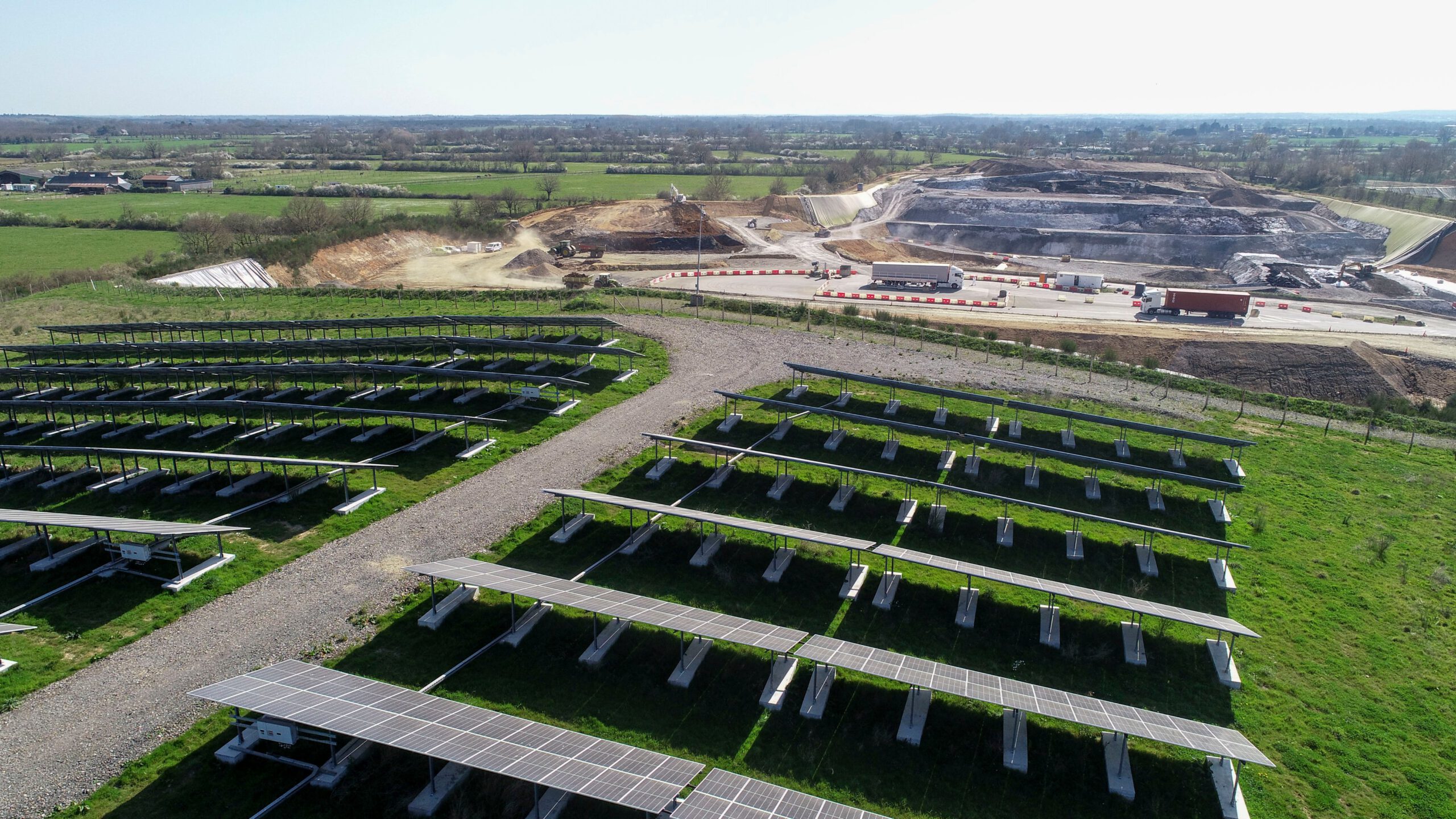 Inauguration du parc photovoltaïque sur l’écopôle de la SEDA
