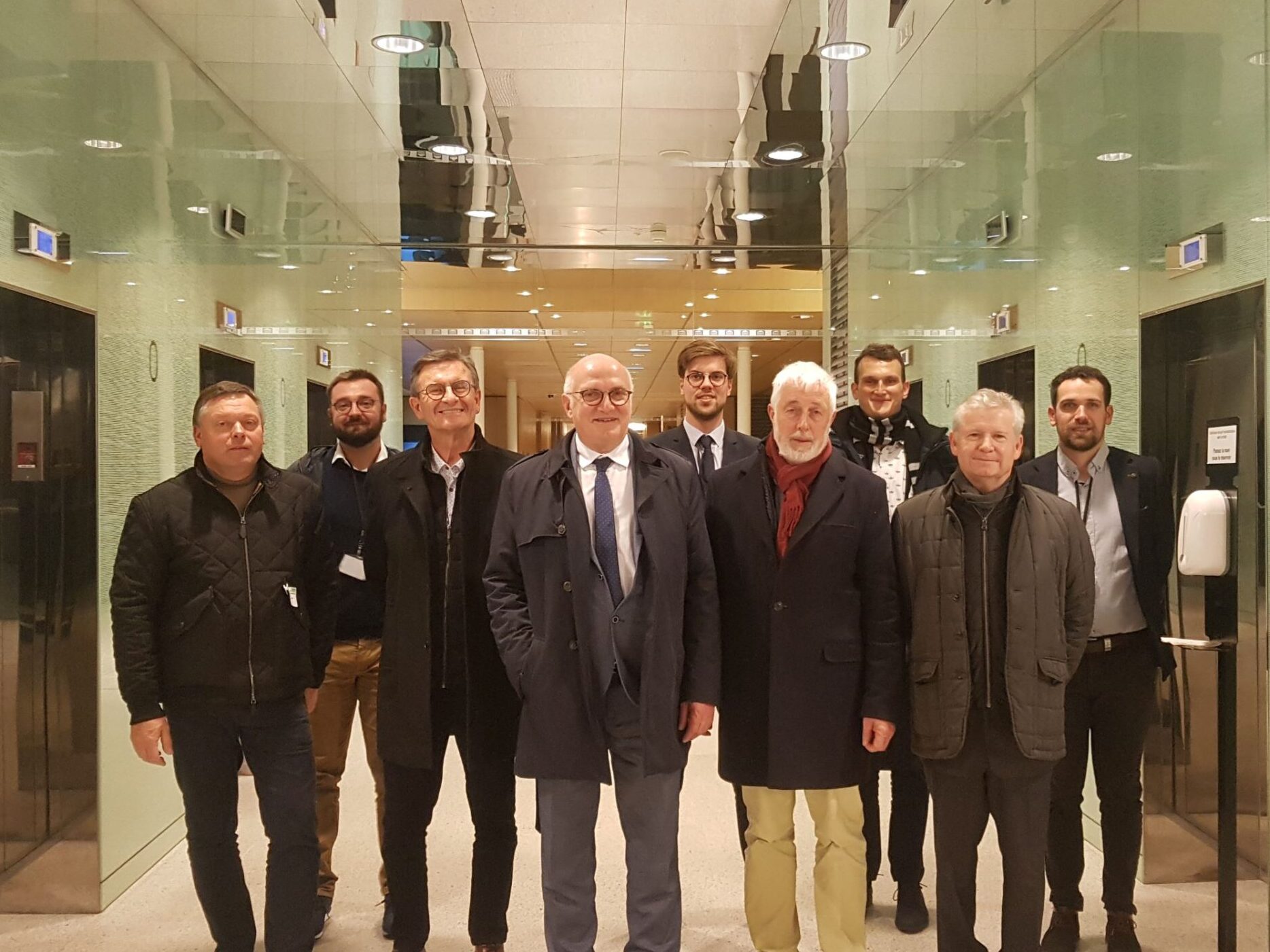 Visite de l’Assemblée nationale avec des élus du Haut-Anjou