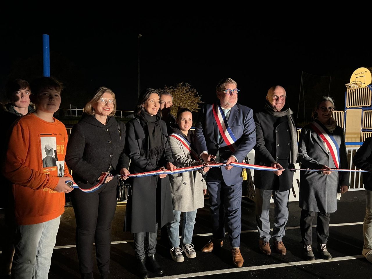 Inauguration du city-stade de Soulaire-et-Bourg