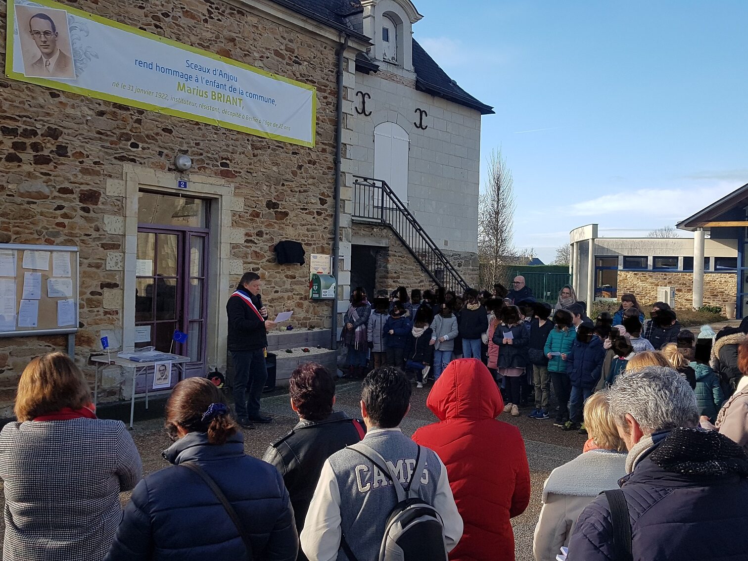 Inauguration de la Place Marius BRIANT à Sceaux-d’Anjou