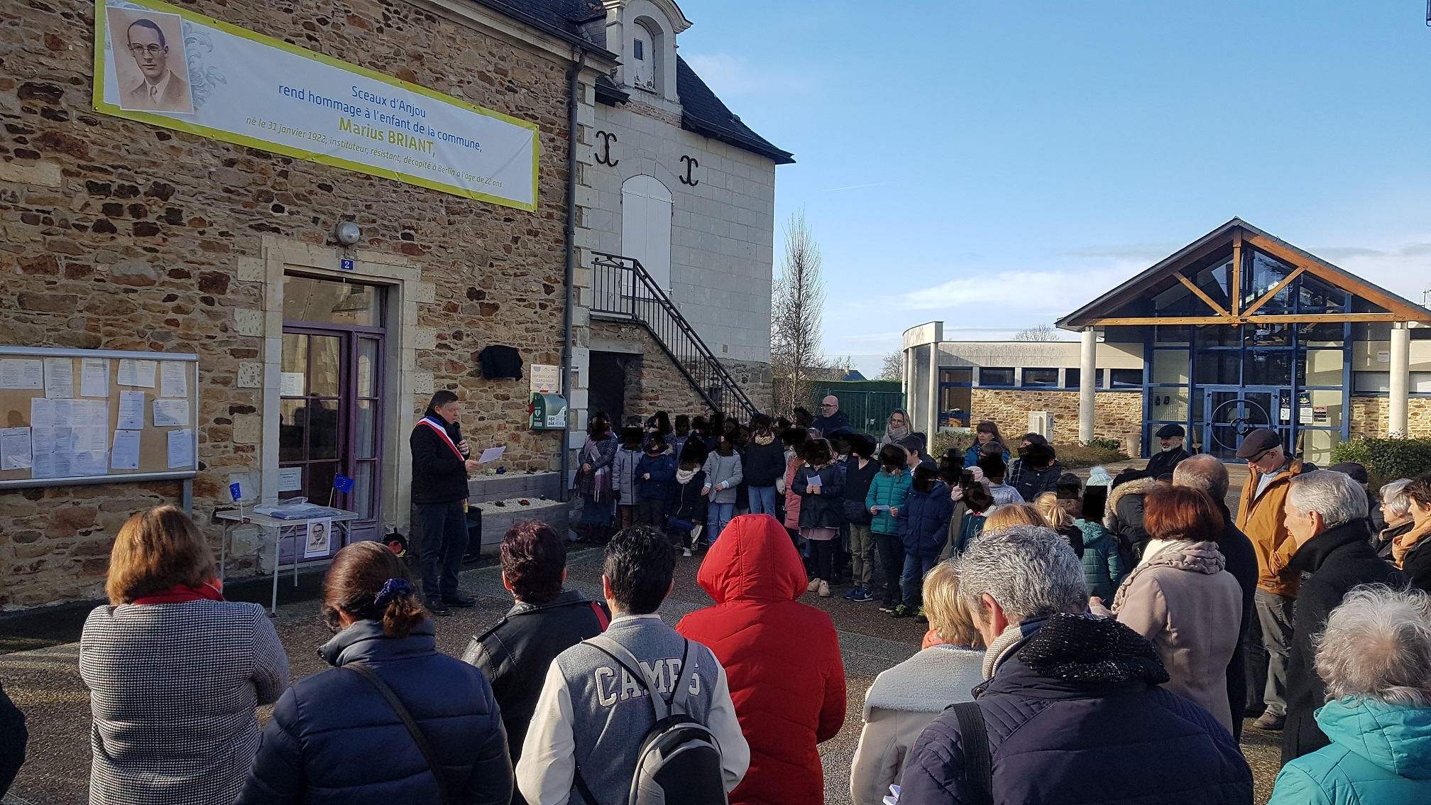 Inauguration de la Place Marius BRIANT à Sceaux-d’Anjou