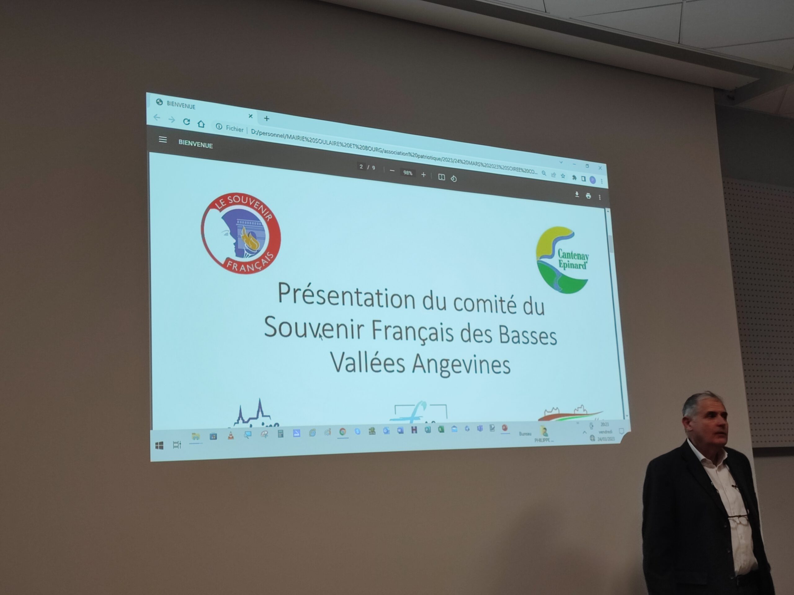 Soirée « Héroïsme et dévouement d’hier et aujourd’hui » en mémoire du gendarme Arnaud Beltrame.