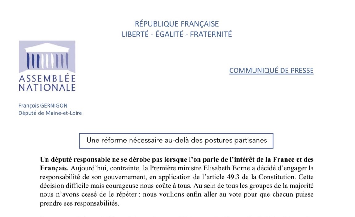 Une réforme des Retraites nécessaire au delà des postures partisanes