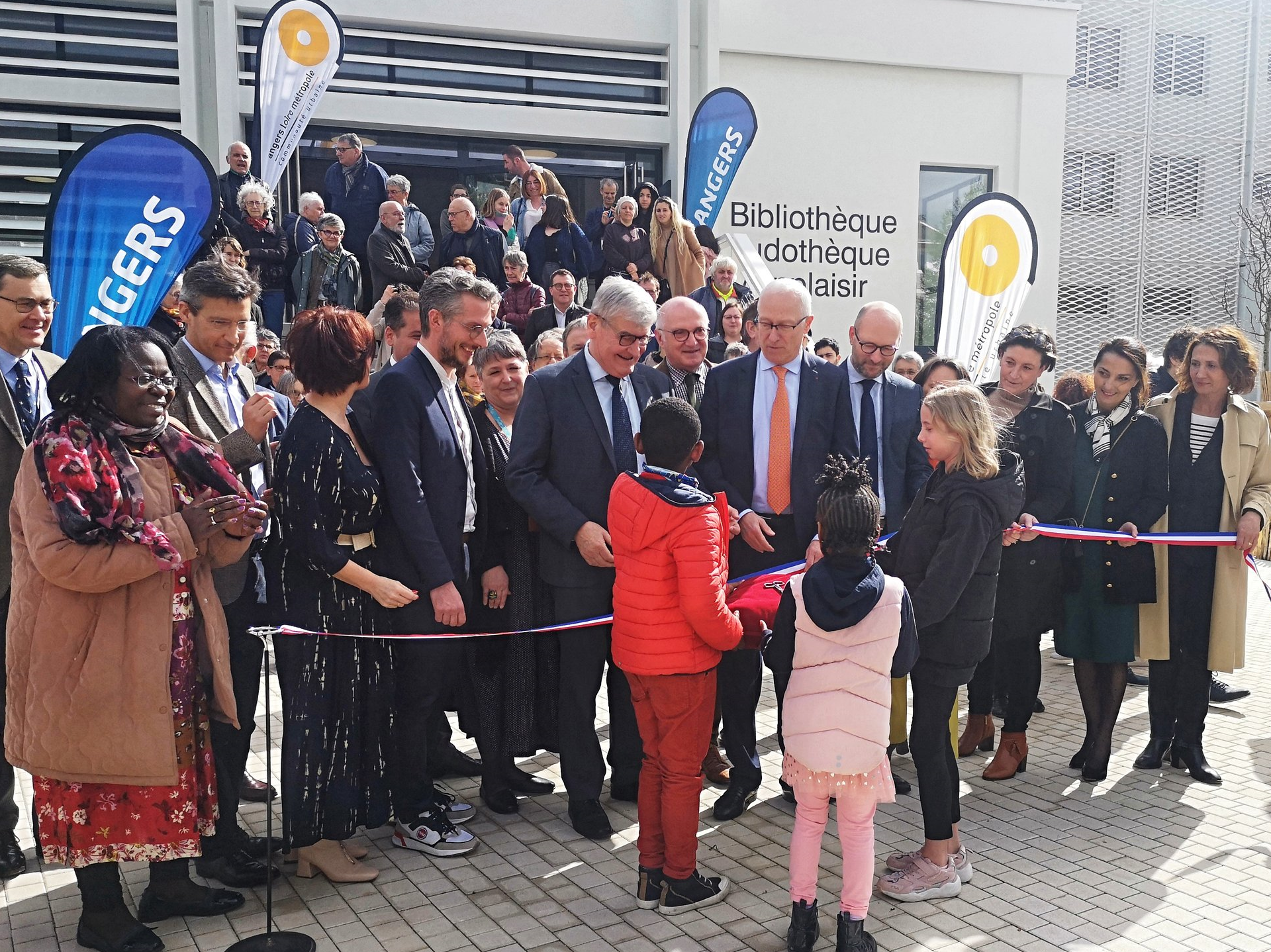 Inauguration de la Bibliothèque-Ludothèque de Monplaisir, Angers