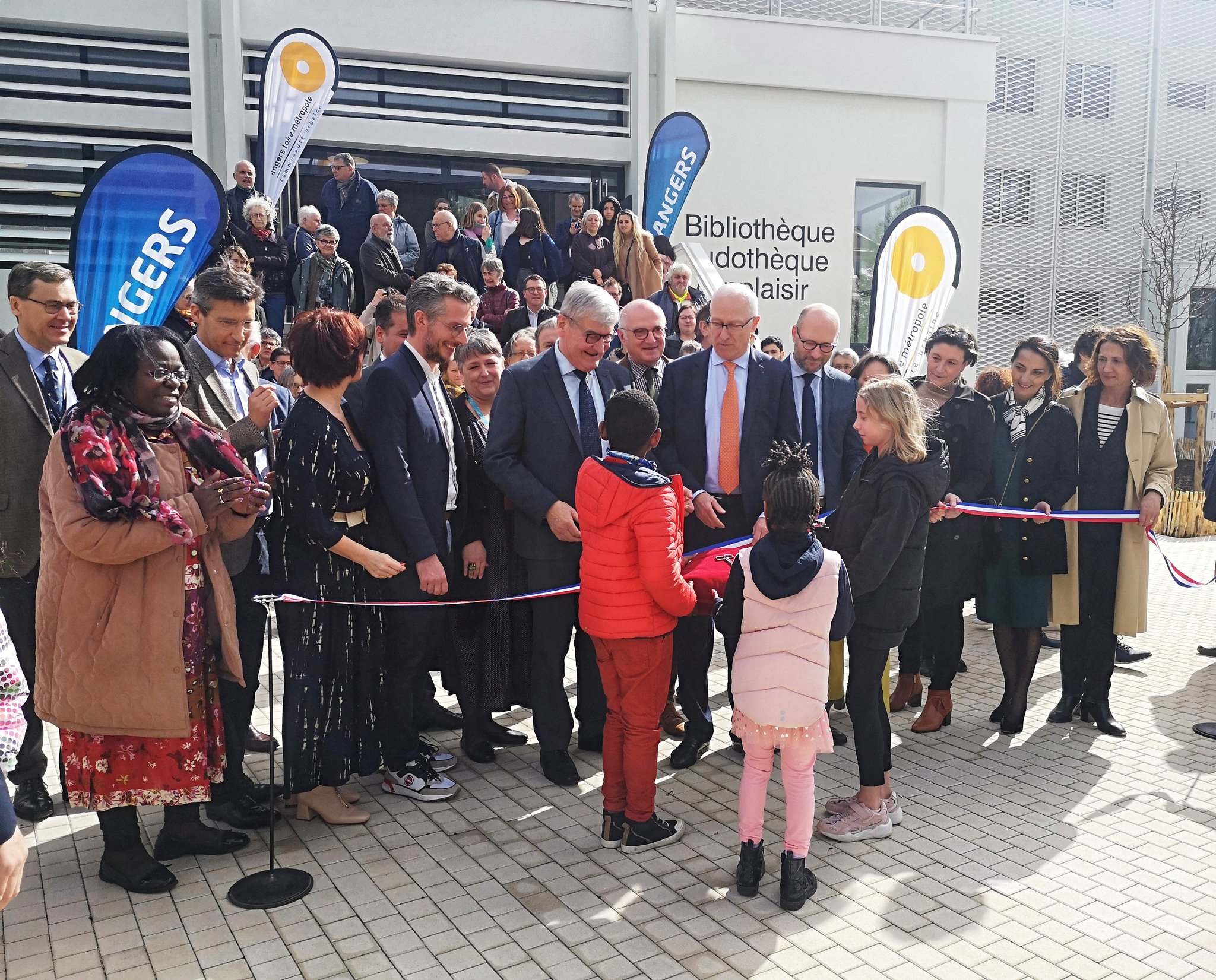 Inauguration de la Bibliothèque-Ludothèque de Monplaisir, Angers