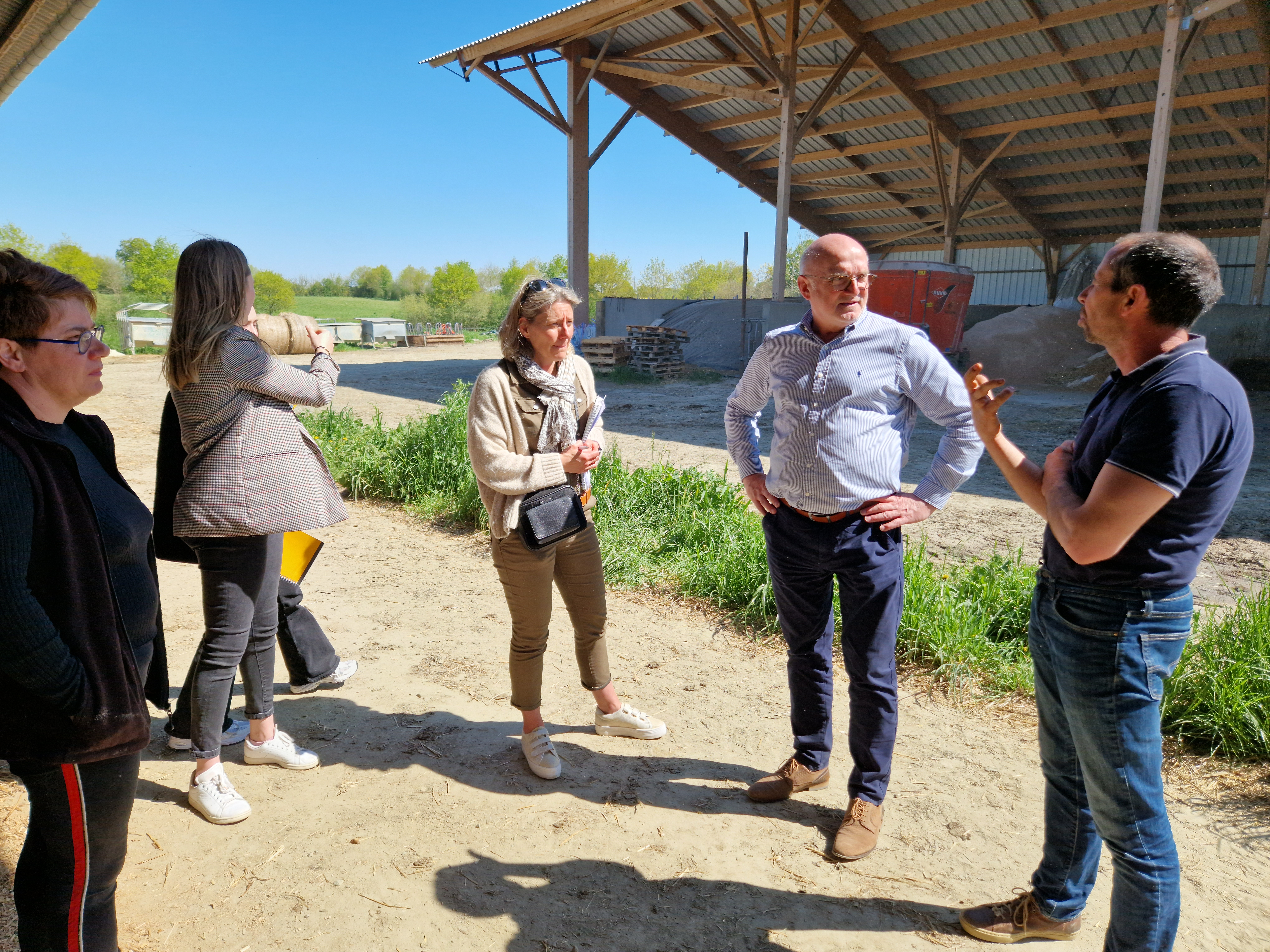 Visite de l’exploitation de Monsieur et Madame Valteau + échanges sur le fonds de dotation « Elevons pour l’Avenir »