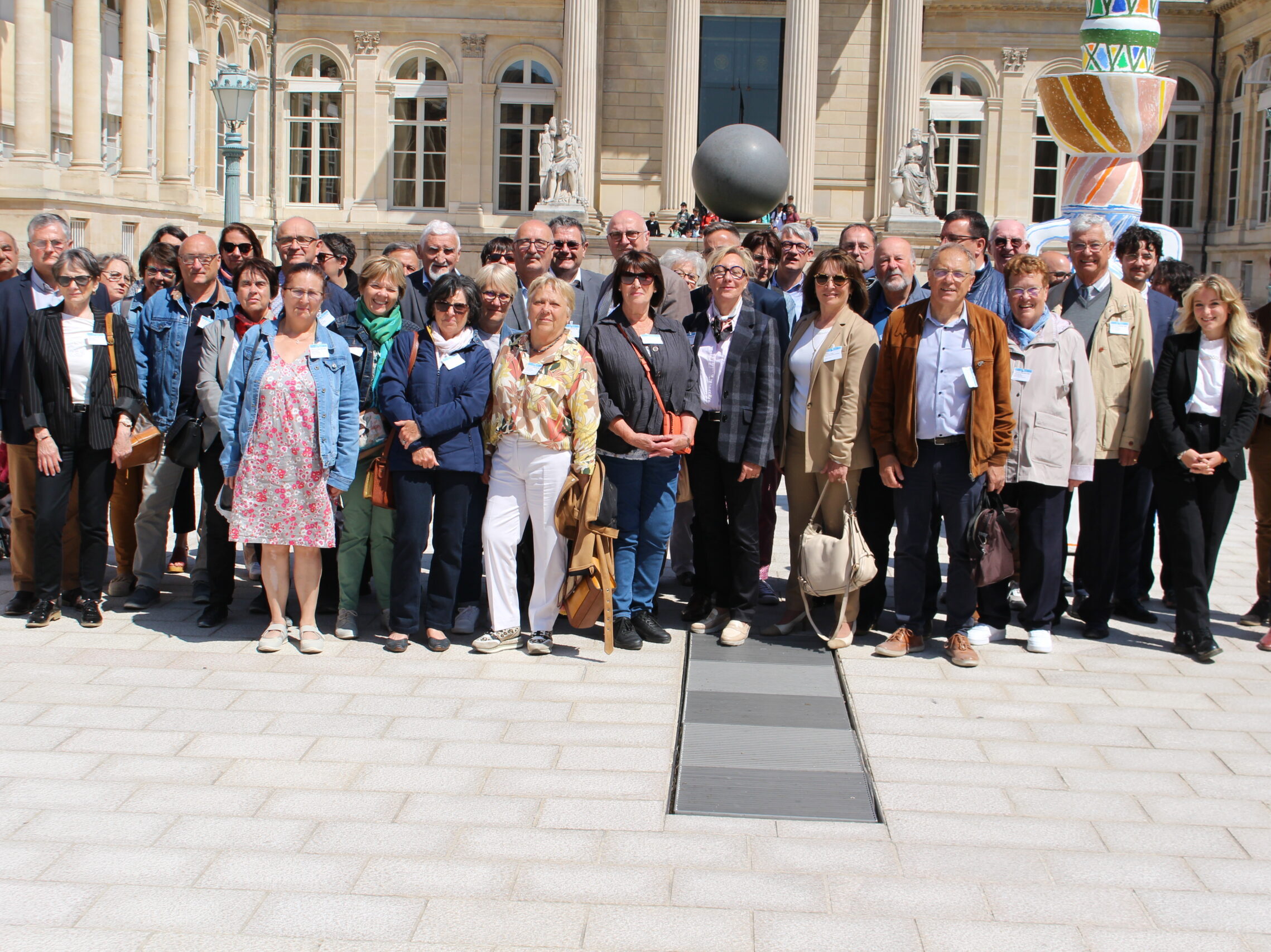 Visite de l’Assemblée nationale avec les élus d’Ecouflant