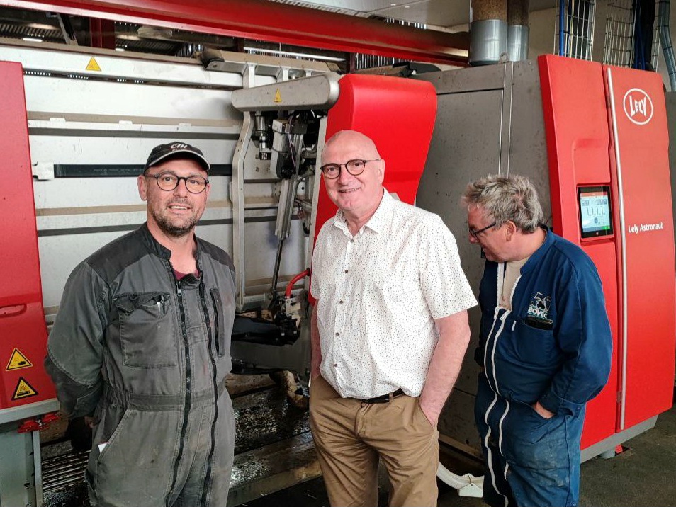 Visite de l’exploitation de Messieurs Souchard, Le Plessis-Grammoire