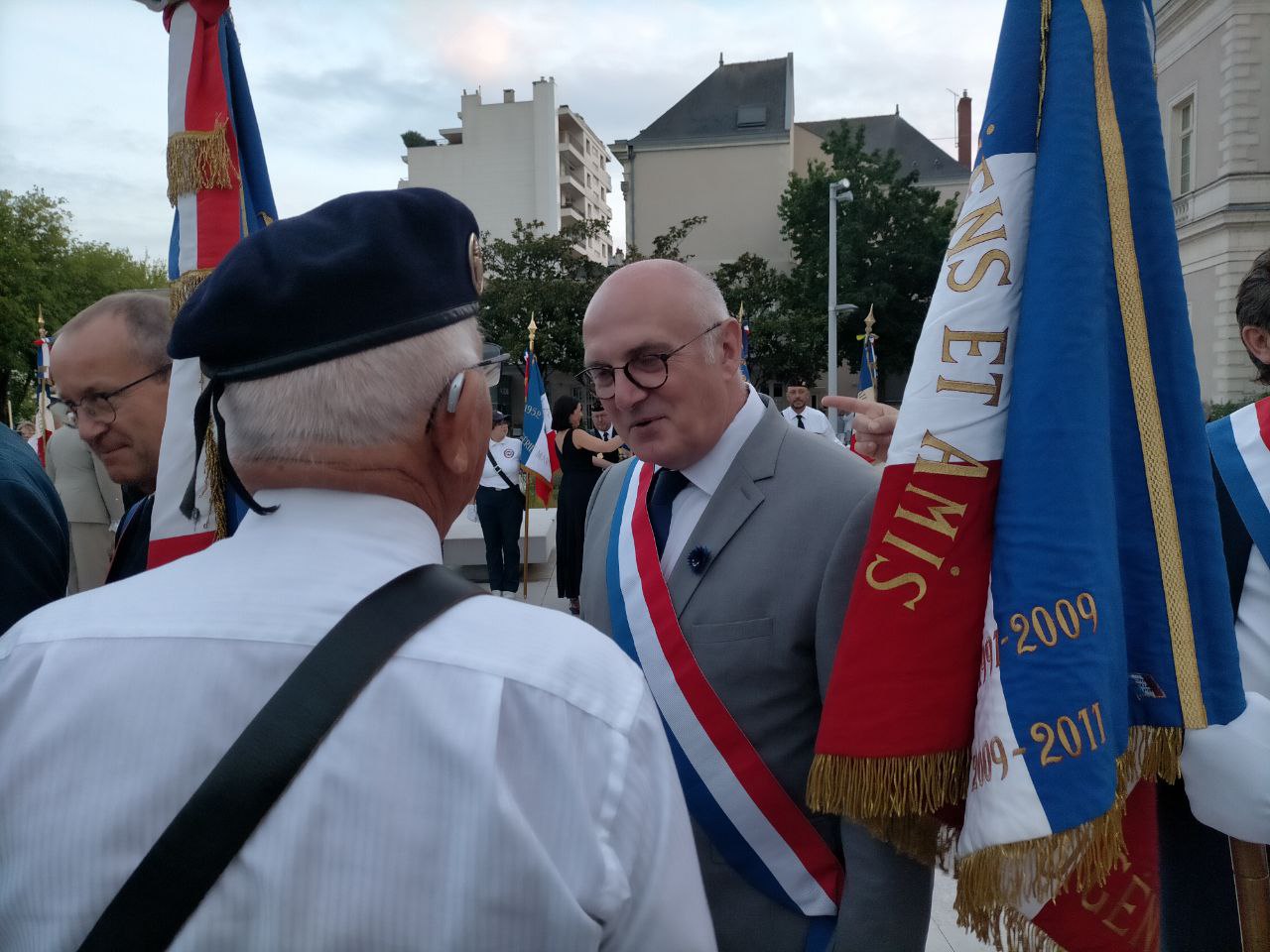 Cérémonie de la Fête Nationale à Angers