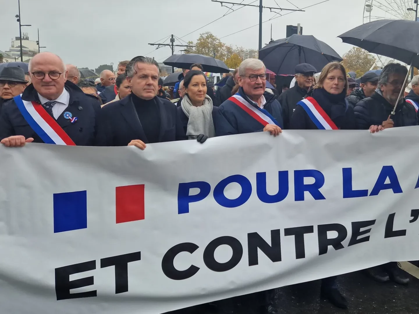 Marche contre l’antisémitisme, Angers