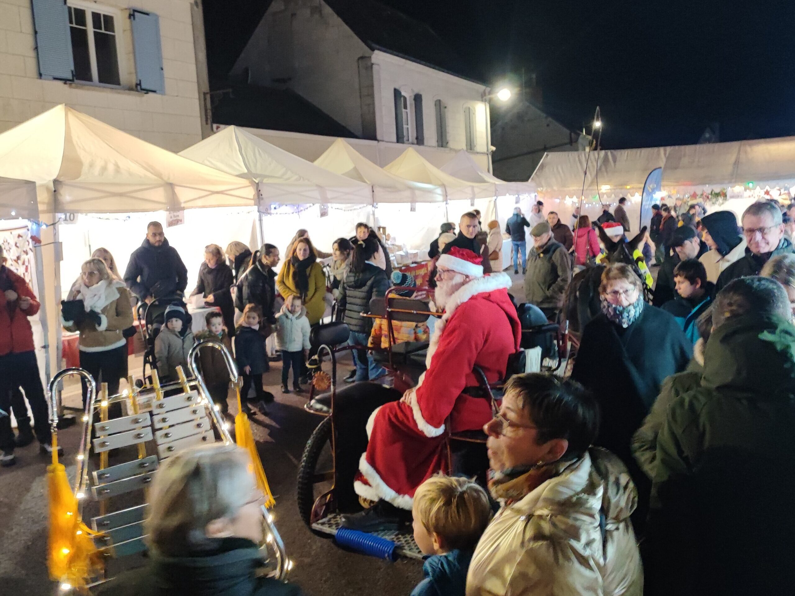 Lancement du marché de noël de Verrières-en-Anjou