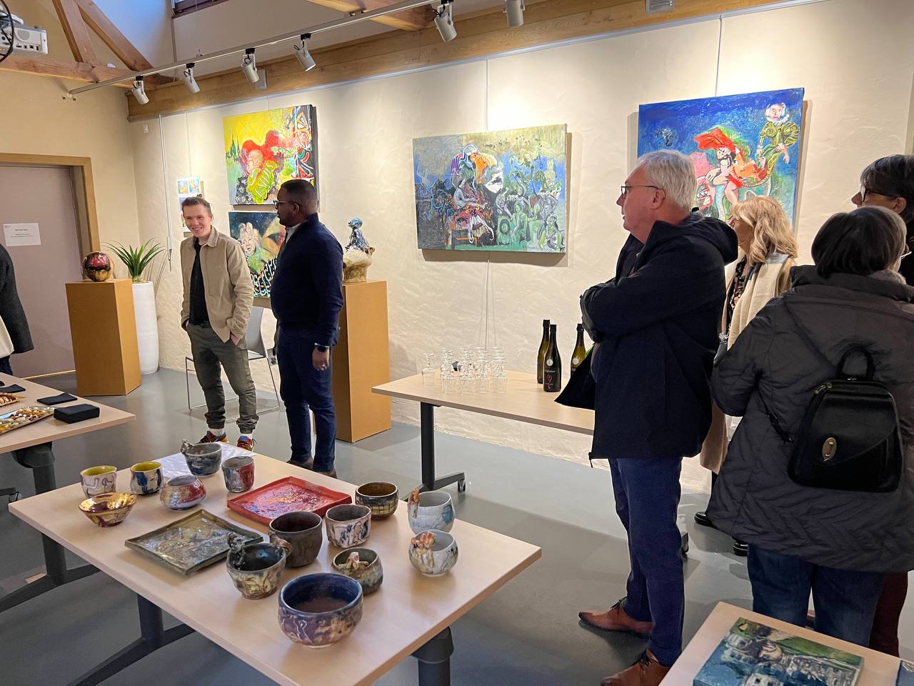 Vernissage de l’exposition « Compulsions » à Tiercé