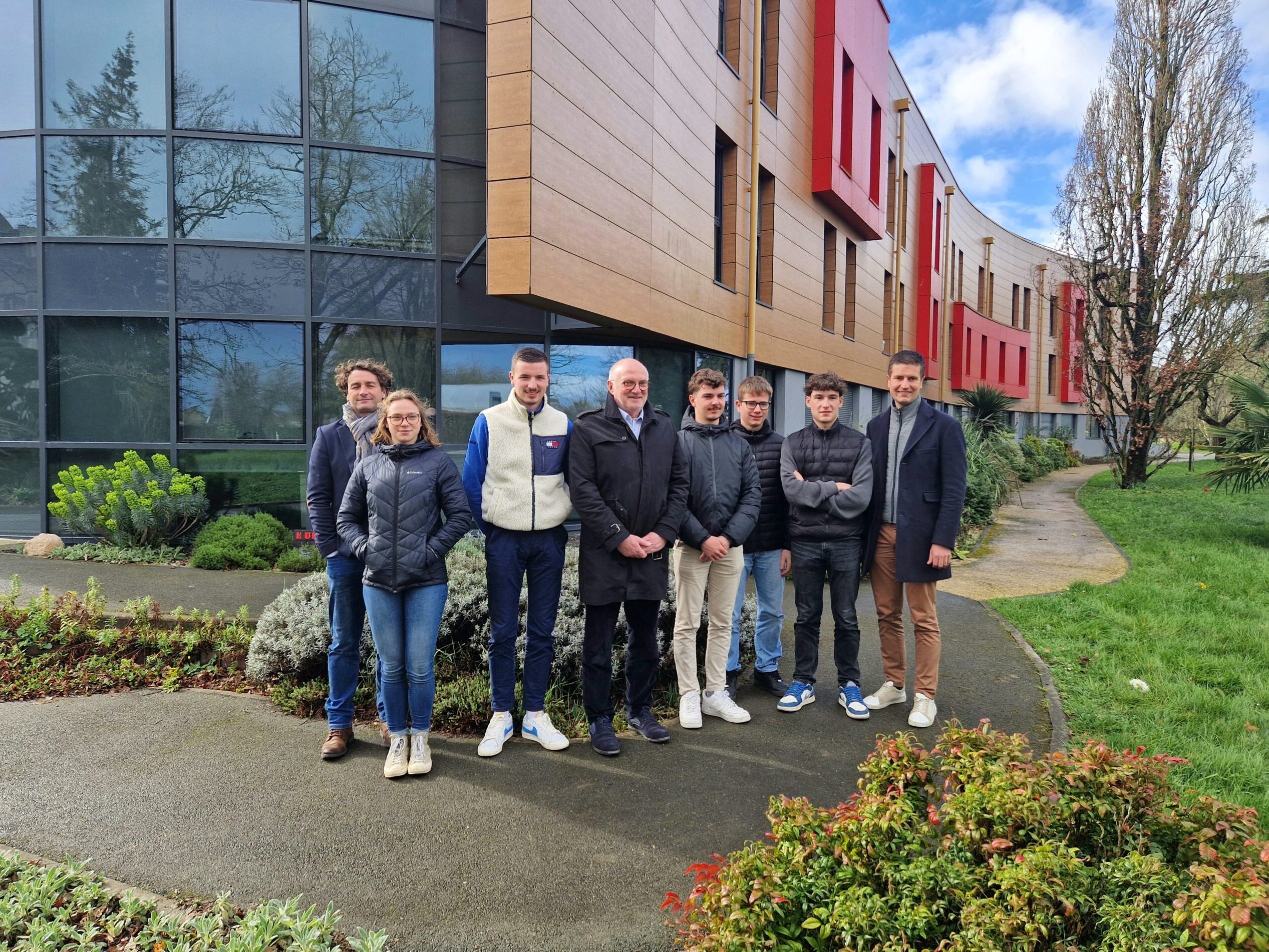 Échange avec les élèves du Lycée agricole de Pouillé.