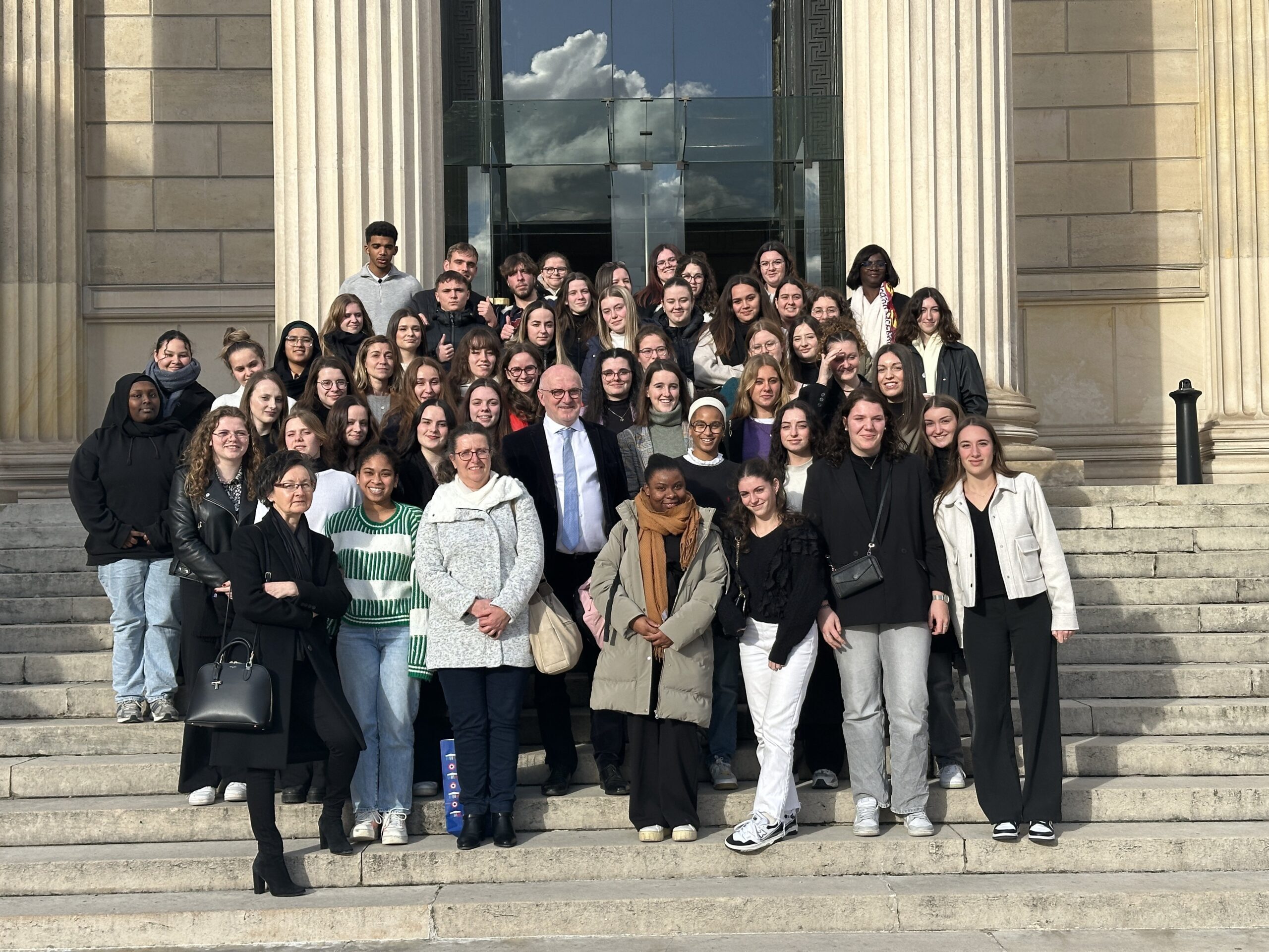 Visite des étudiants du CNAM-IFORIS d’Angers à l’Assemblée nationale