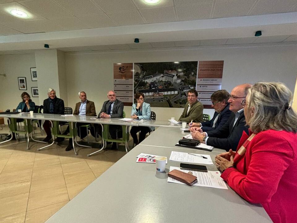 Visite de l’EHPAD village santé Saint-Joseph à Chaudron-en-Mauges