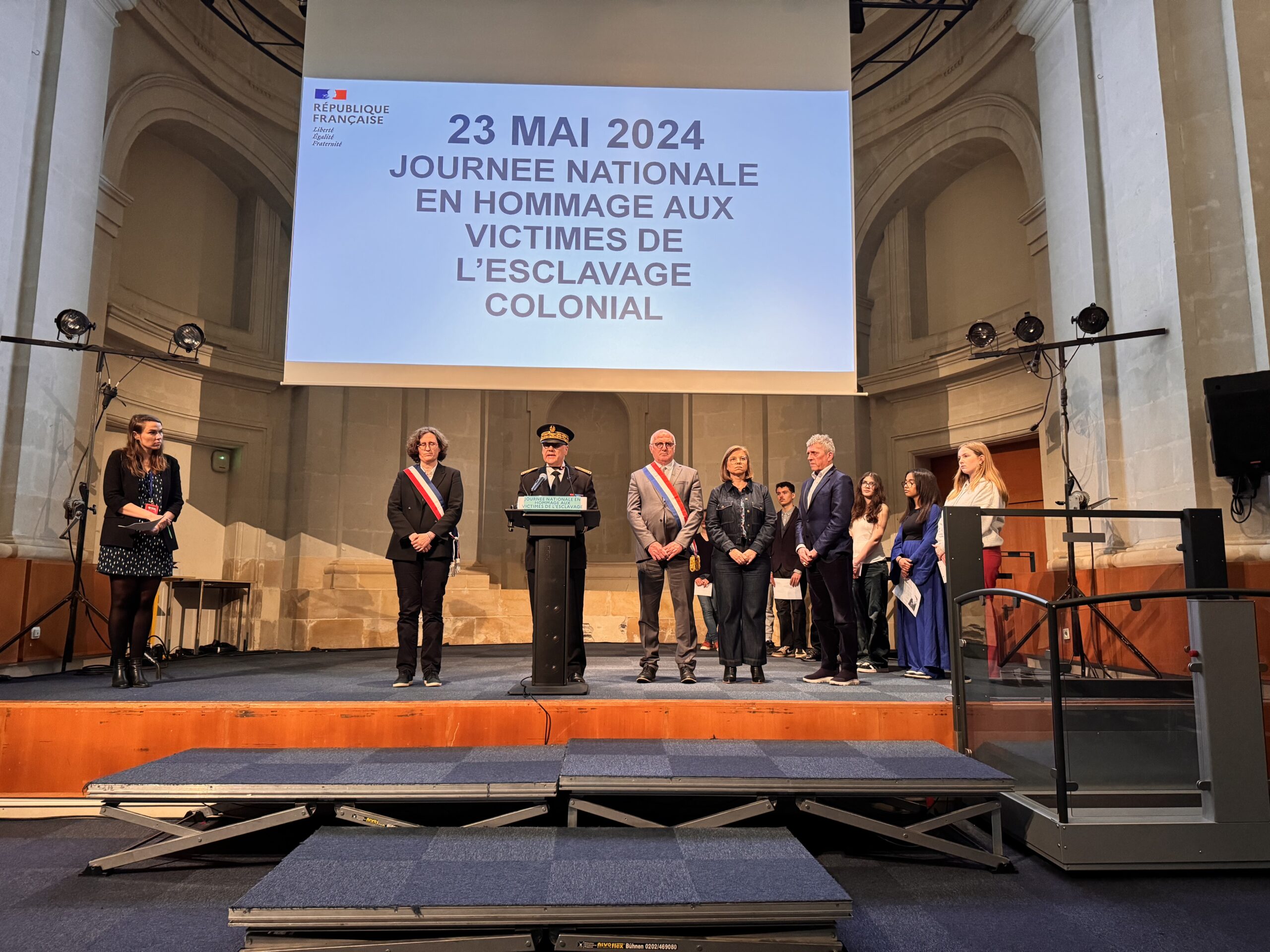 Cérémonie d’hommage aux victimes de l’esclavage colonial, Lycée David d’Angers, Angers