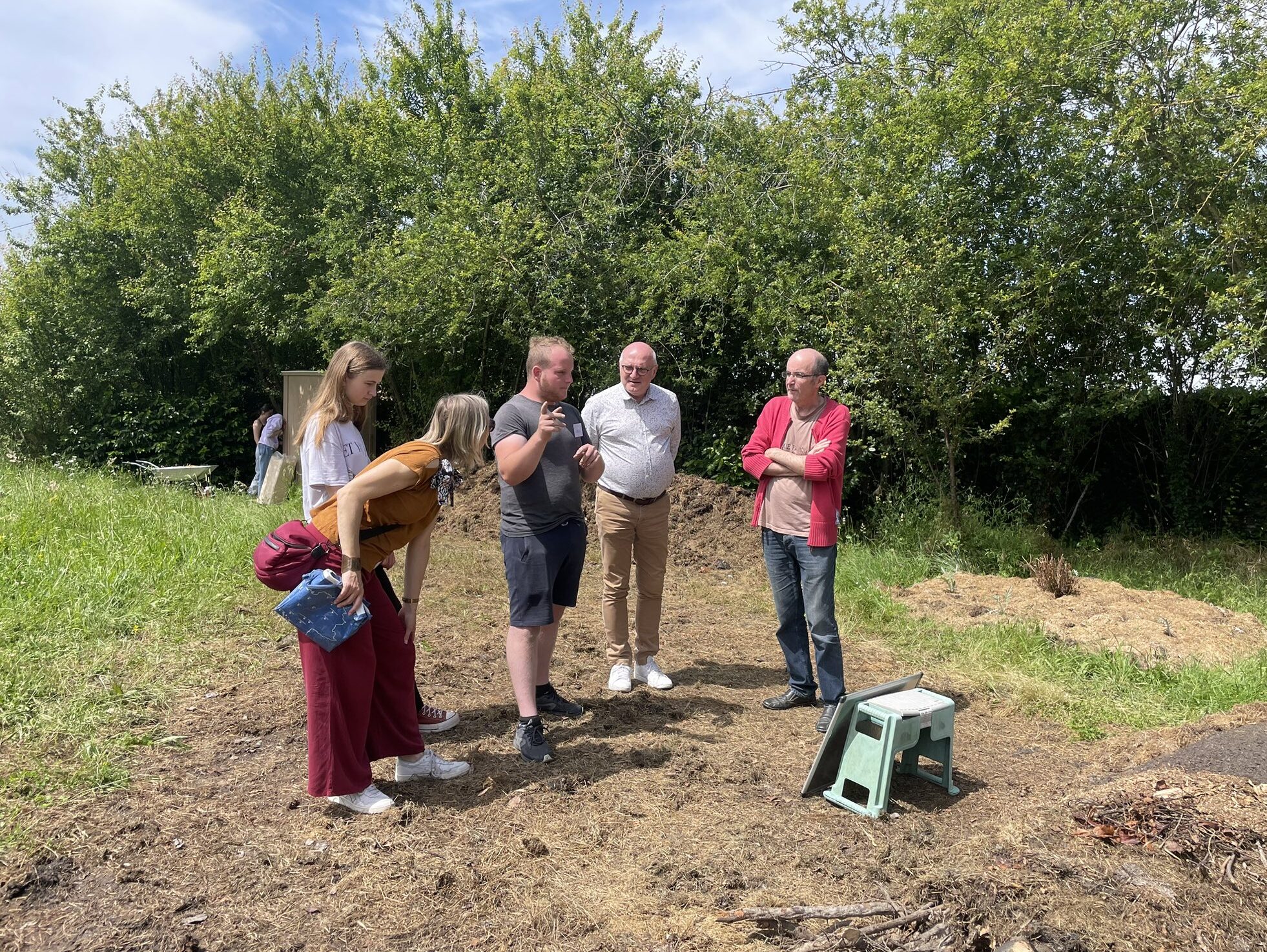 Inauguration « Du boxon au jardin » à Monplaisir