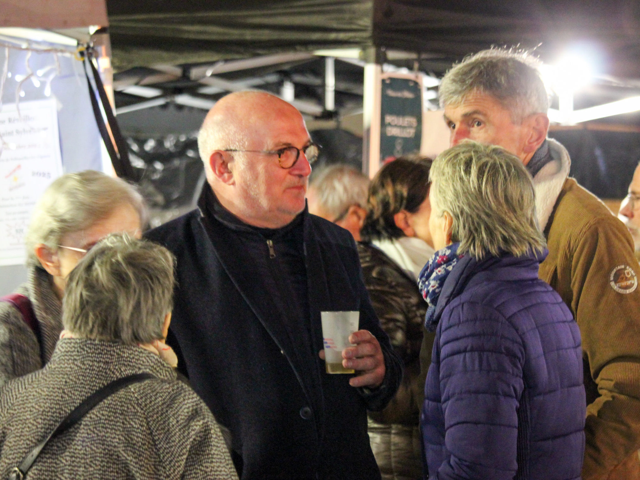 Visite du marché de Noël à Verrières-en-Anjou