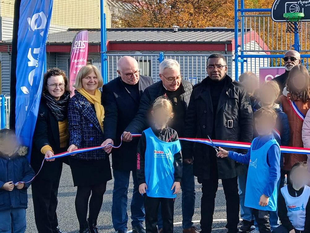Inauguration du city-stade et d’une fresque à Tiercé