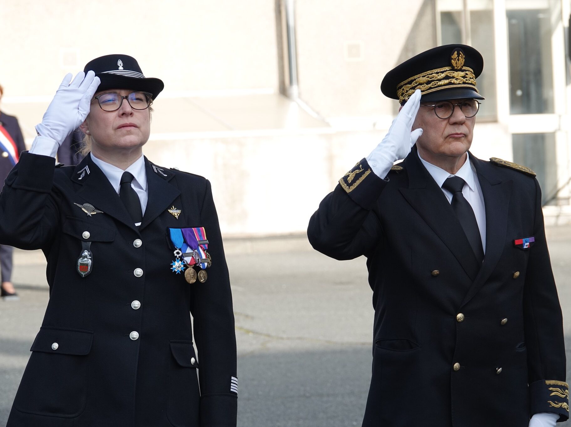 Hommage aux héros de la gendarmerie, Angers
