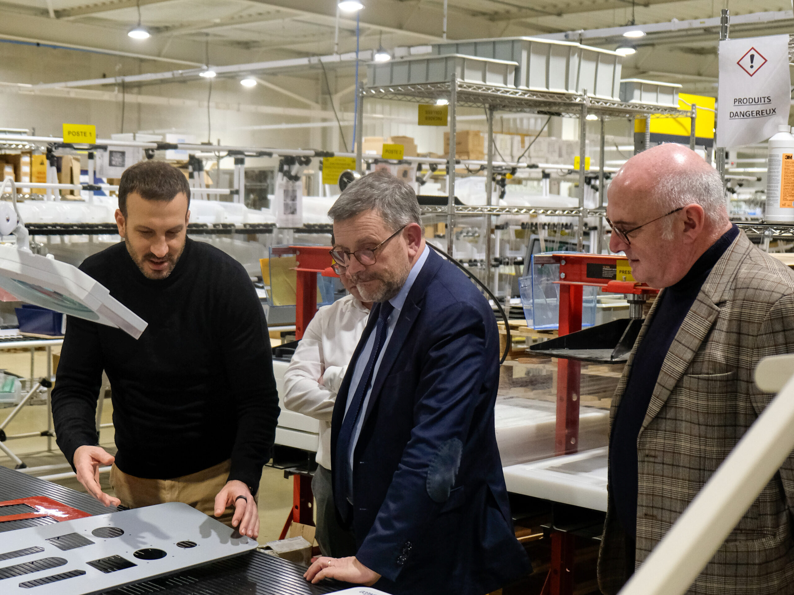 Visite de l’entreprise TDA2 à Verrières-en-Anjou