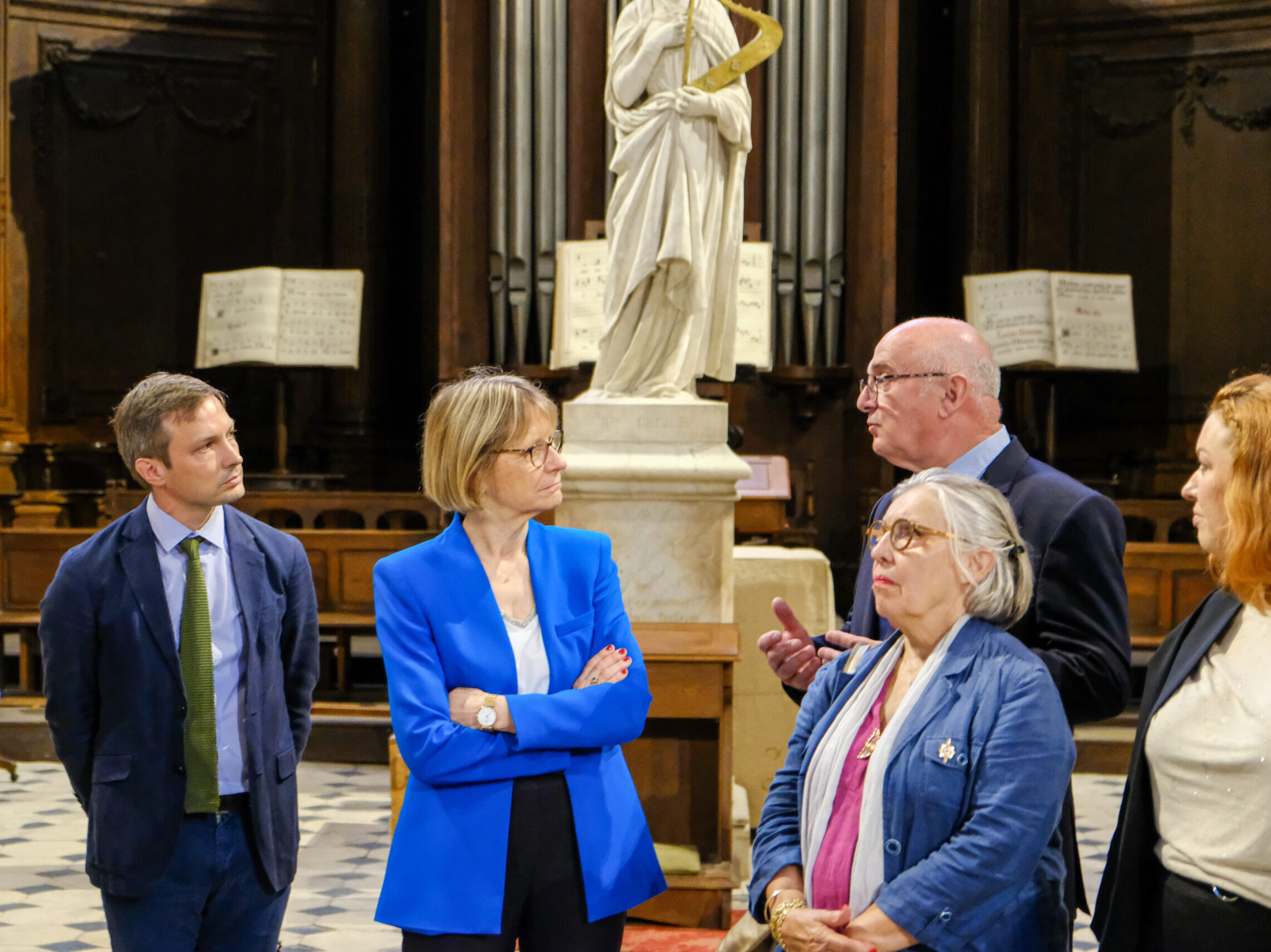 Restauration du patrimoine et transmission des entreprises : Véronique Louwagie, ministre en visite à Angers