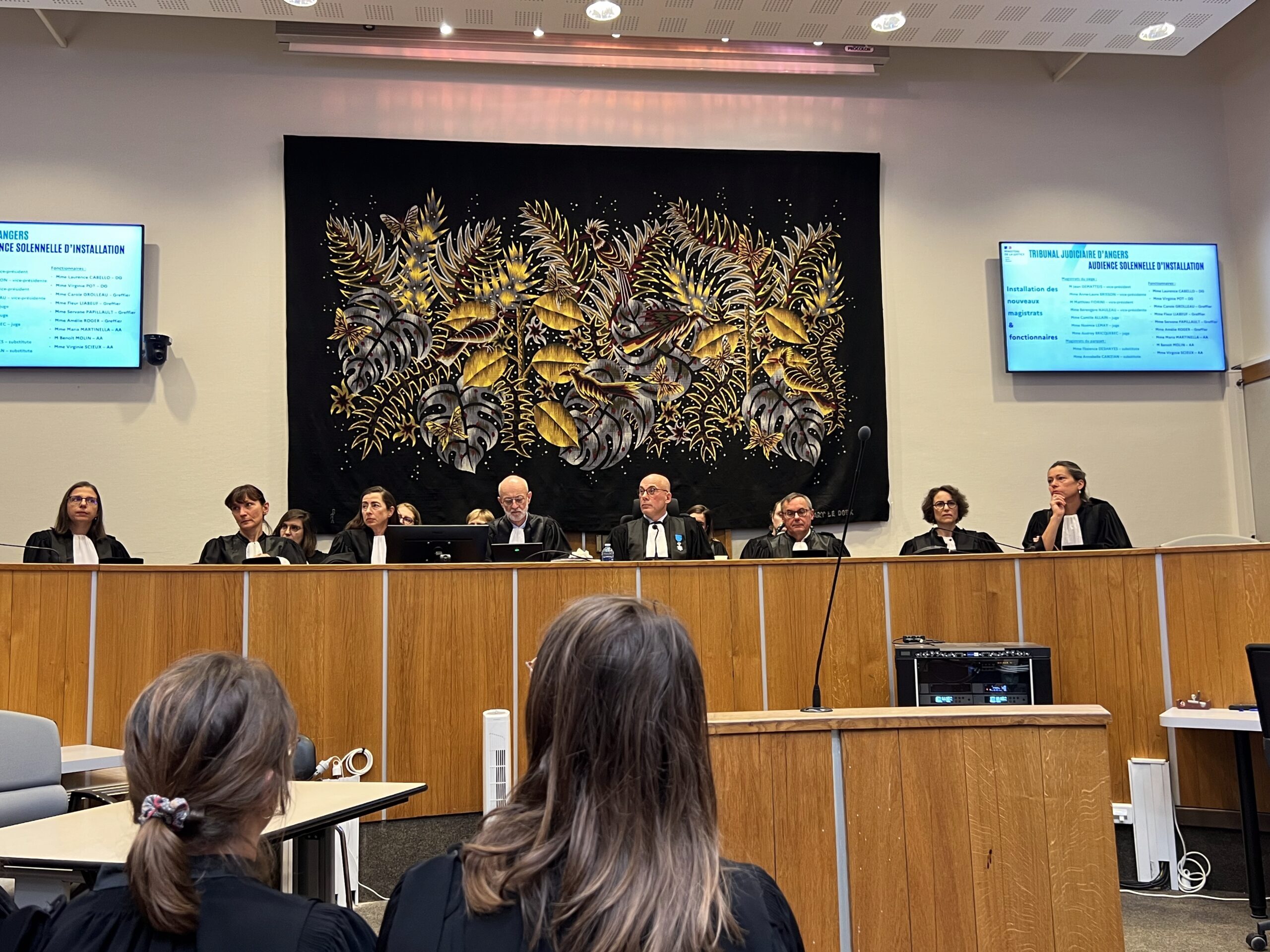 Audience de rentrée du tribunal Judiciaire, Angers