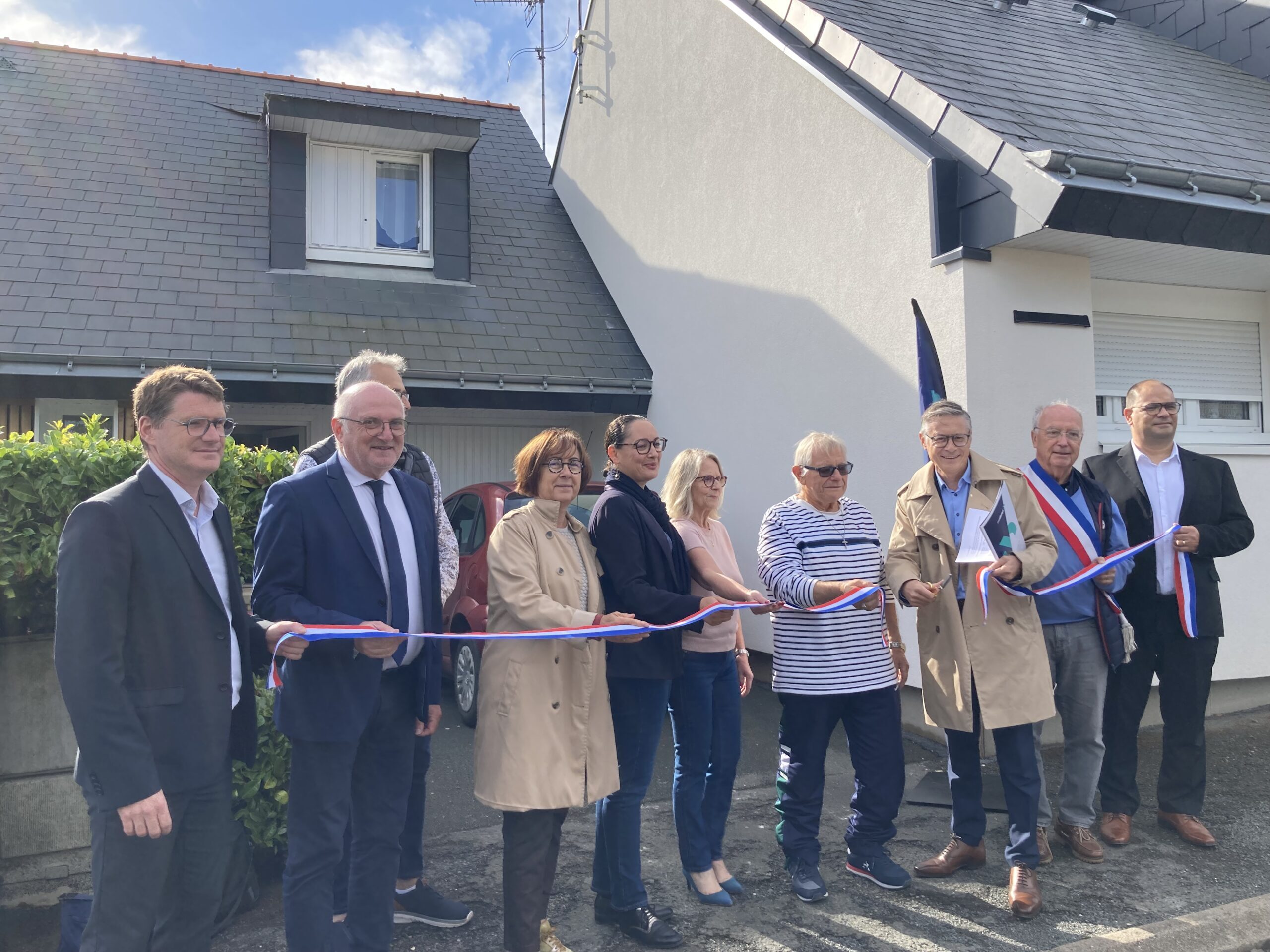 Inauguration des 58 logements sociaux rénovés à Châteauneuf-sur-Sarthe
