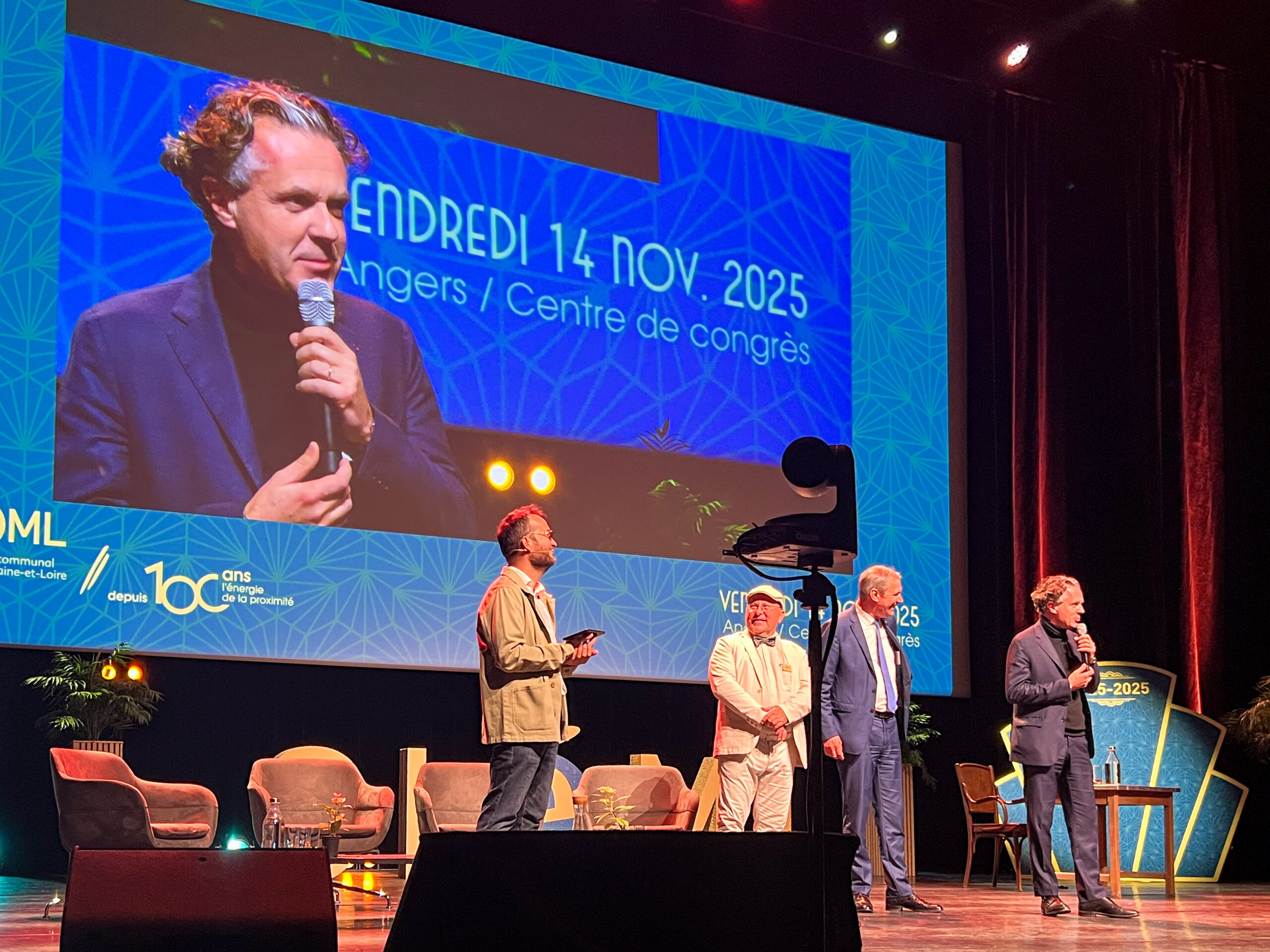 Cérémonie des 100 ans du SIEML, Angers-Ecouflant