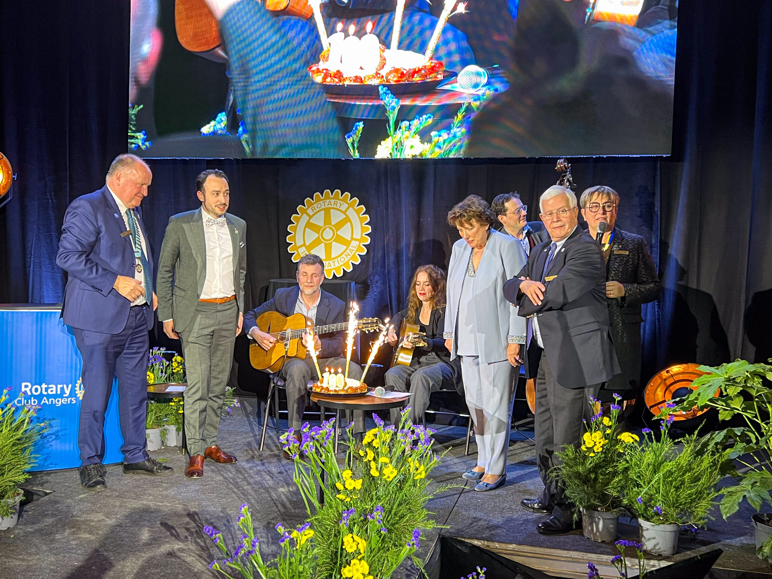 Dîner du 100e anniversaire du Rotary Club d’Angers