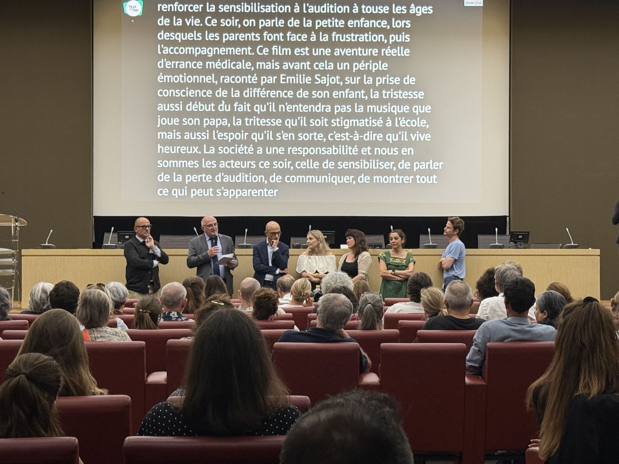 Une projection pour l&rsquo;inclusion à l&rsquo;Assemblée nationale !