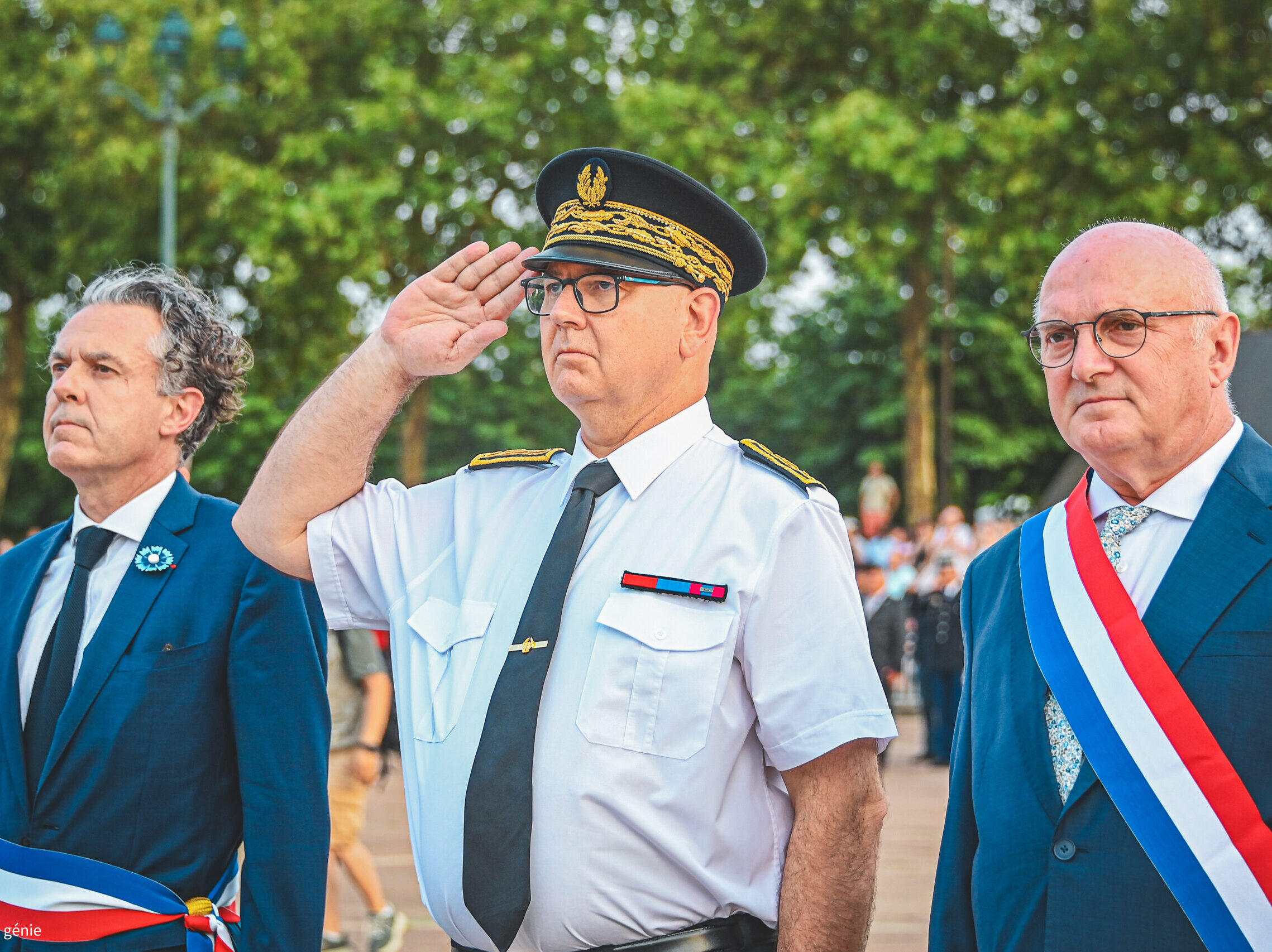 Cérémonie du 14 juillet à Angers