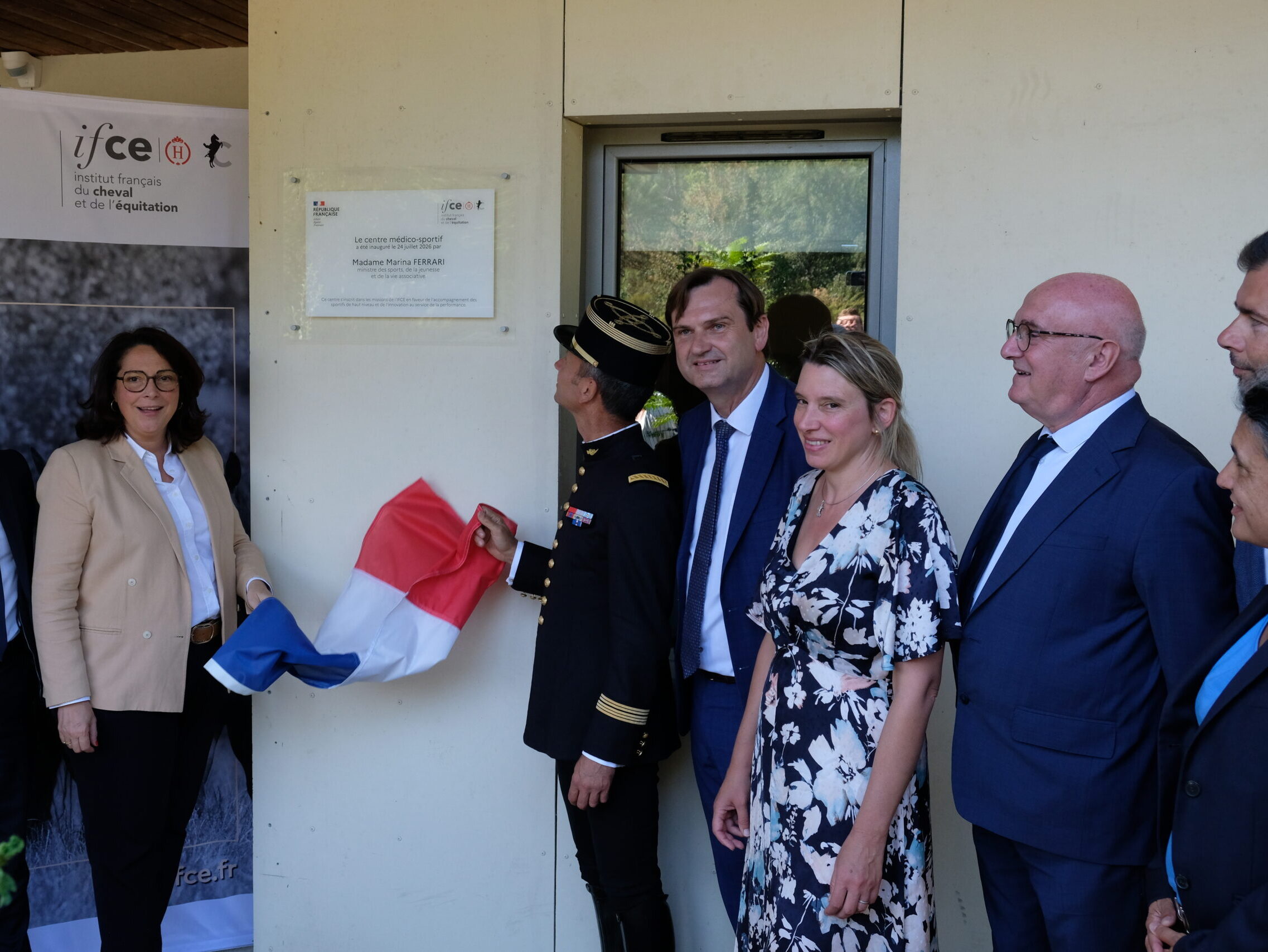 Visite de la ministre des Sports à l&rsquo;IFCE, à Saumur