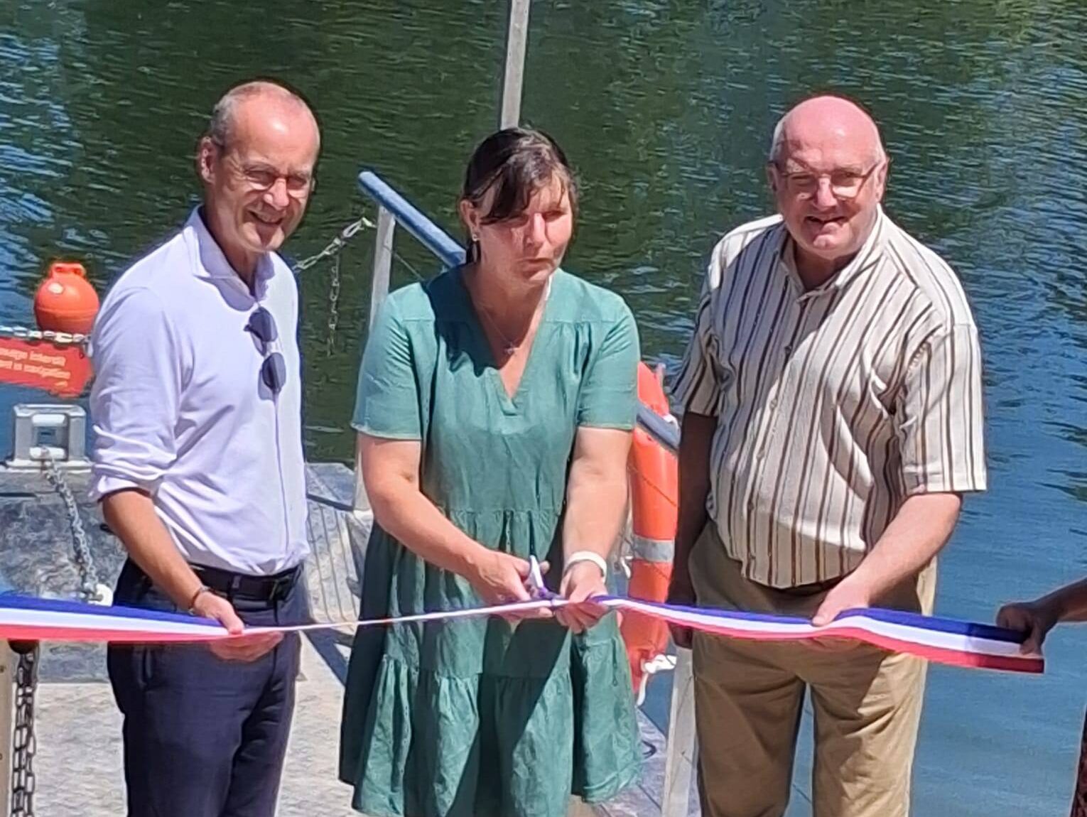Inaugurations du bac et du festival Nov&rsquo;Art à Rives-du-Loir-en-Anjou