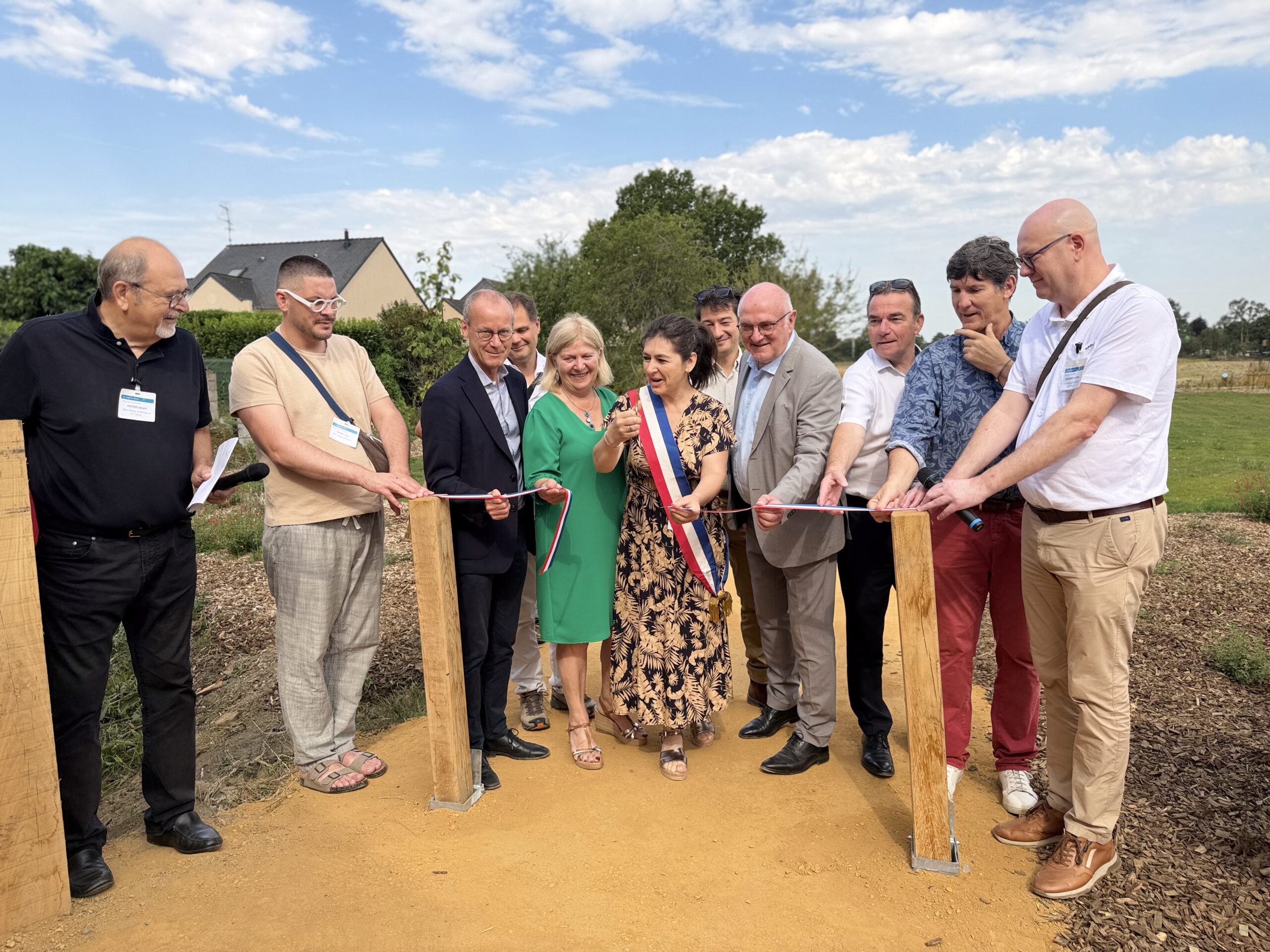Inauguration de la vallée du Piron à Champigné, les Hauts-d&rsquo;Anjou