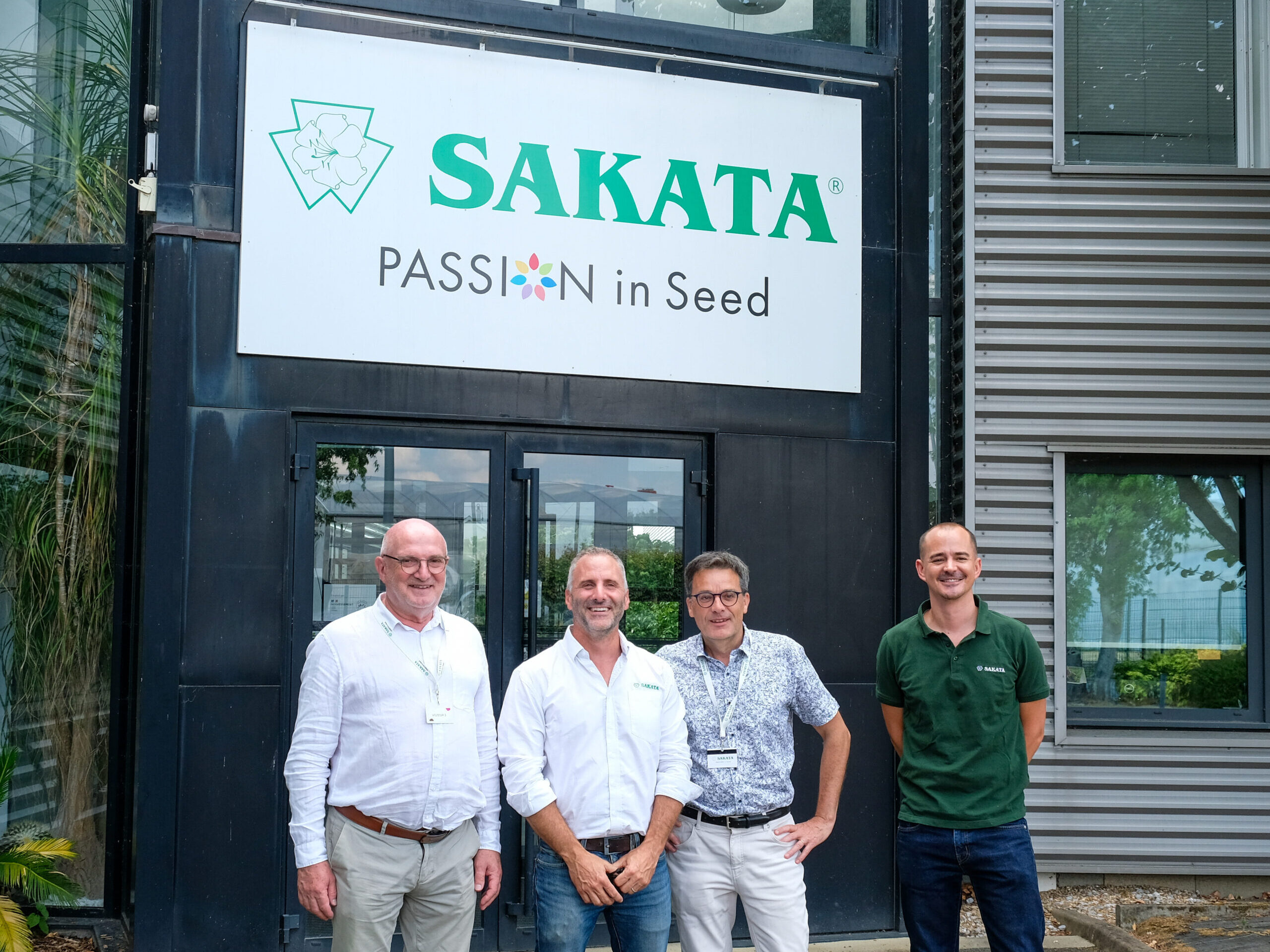 Visite d&rsquo;un site de production de semences SAKATA, aux Ponts de Cé
