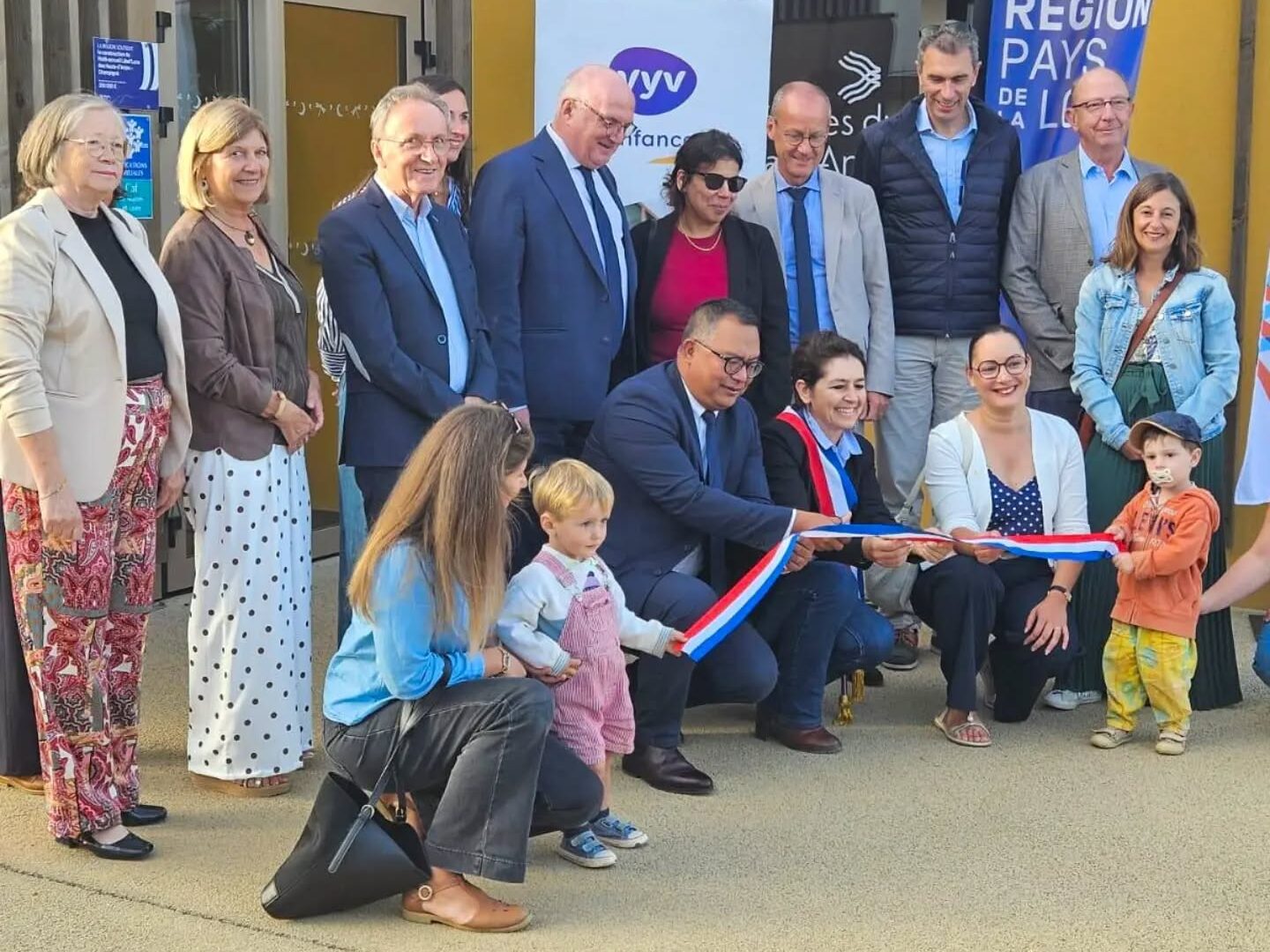 Inauguration du multi-accueil Libel&rsquo;Lune, à Champigné
