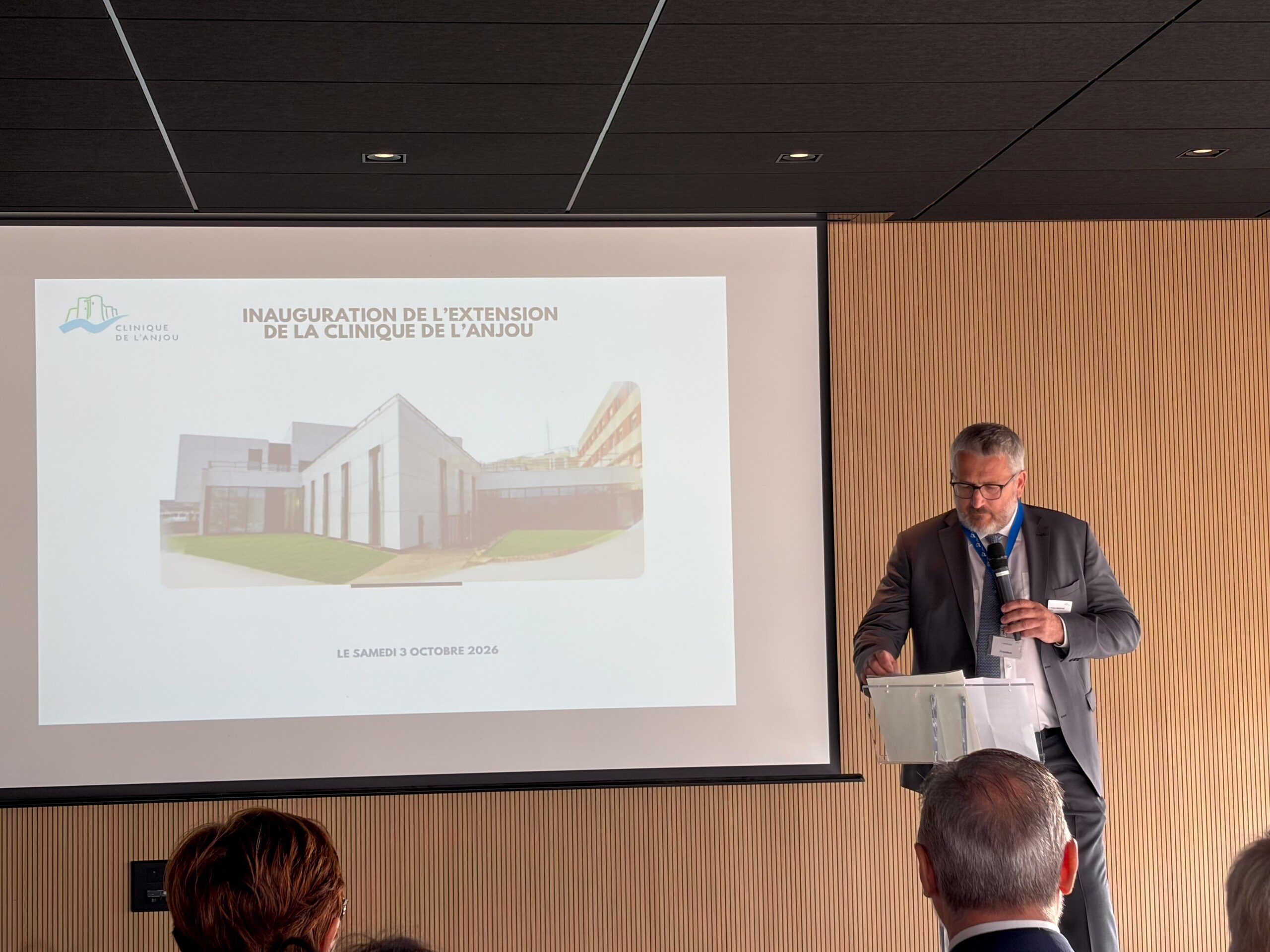 Inauguration de l&rsquo;extension de la Clinique de l&rsquo;Anjou, à Angers